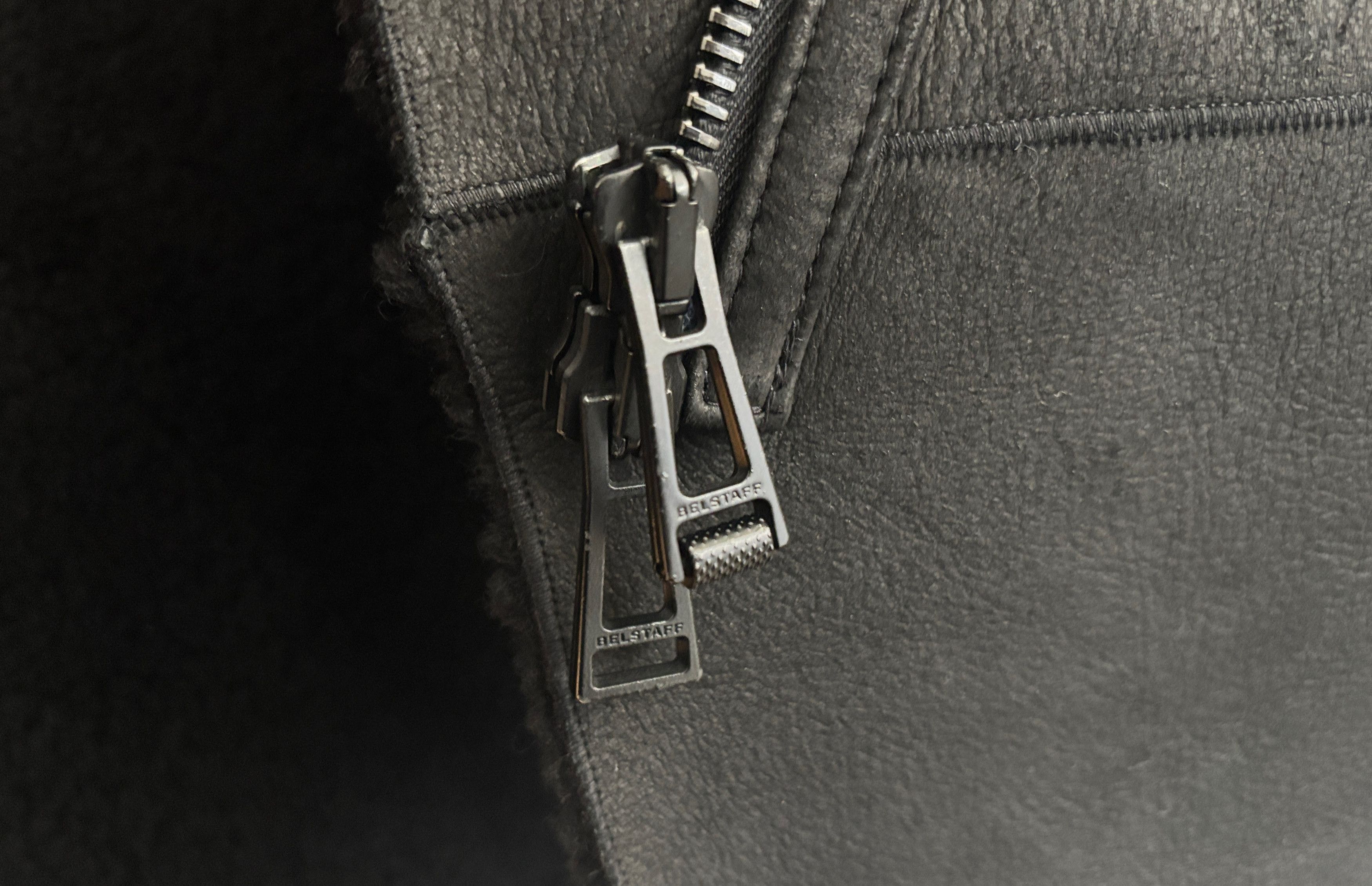 Belstaff $1200 Black Leather Shearling/ Sheepskin Vest - Small Size S / US 4 / IT 40 - 8 Thumbnail
