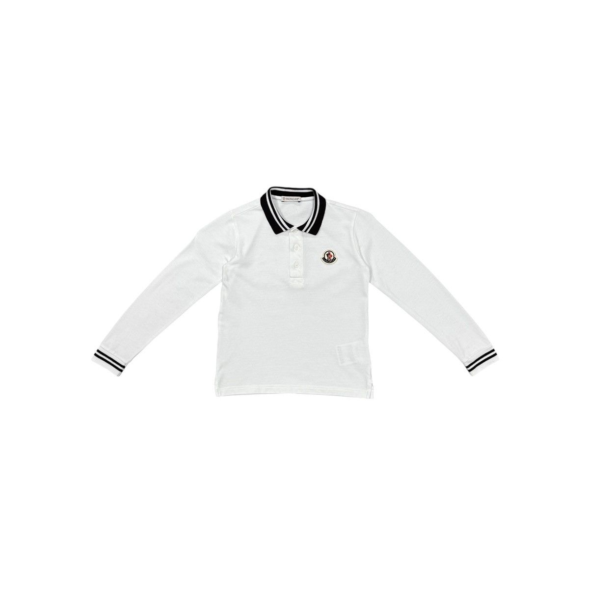 Moncler Maglia Polo Manica Lunga Long Sleeve Shirt Size 6 an Tops
