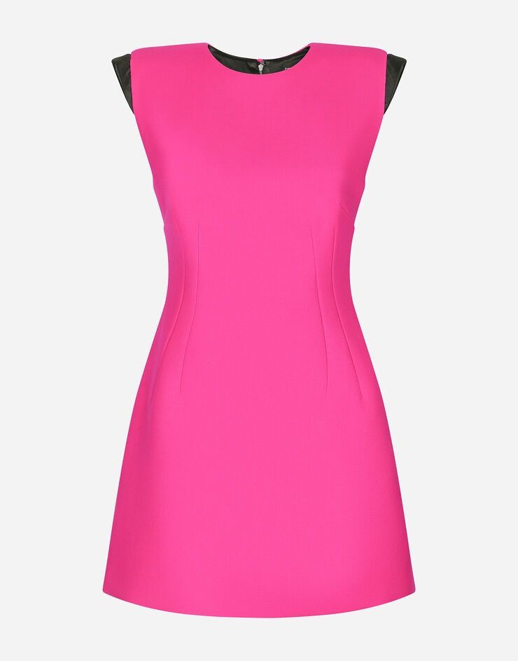 Dolce & Gabbana o1y0825 Sleeveless Mini Dress in Fuchsia Size S / US 4 / IT 40 - 1 Thumbnail