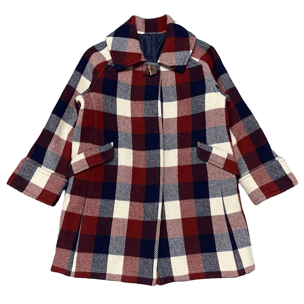 Hysteric Glamour Vintage Hysteric Glamour Plaid Wool Coat Size M / US 6-8 / IT 42-44 - 1 Thumbnail