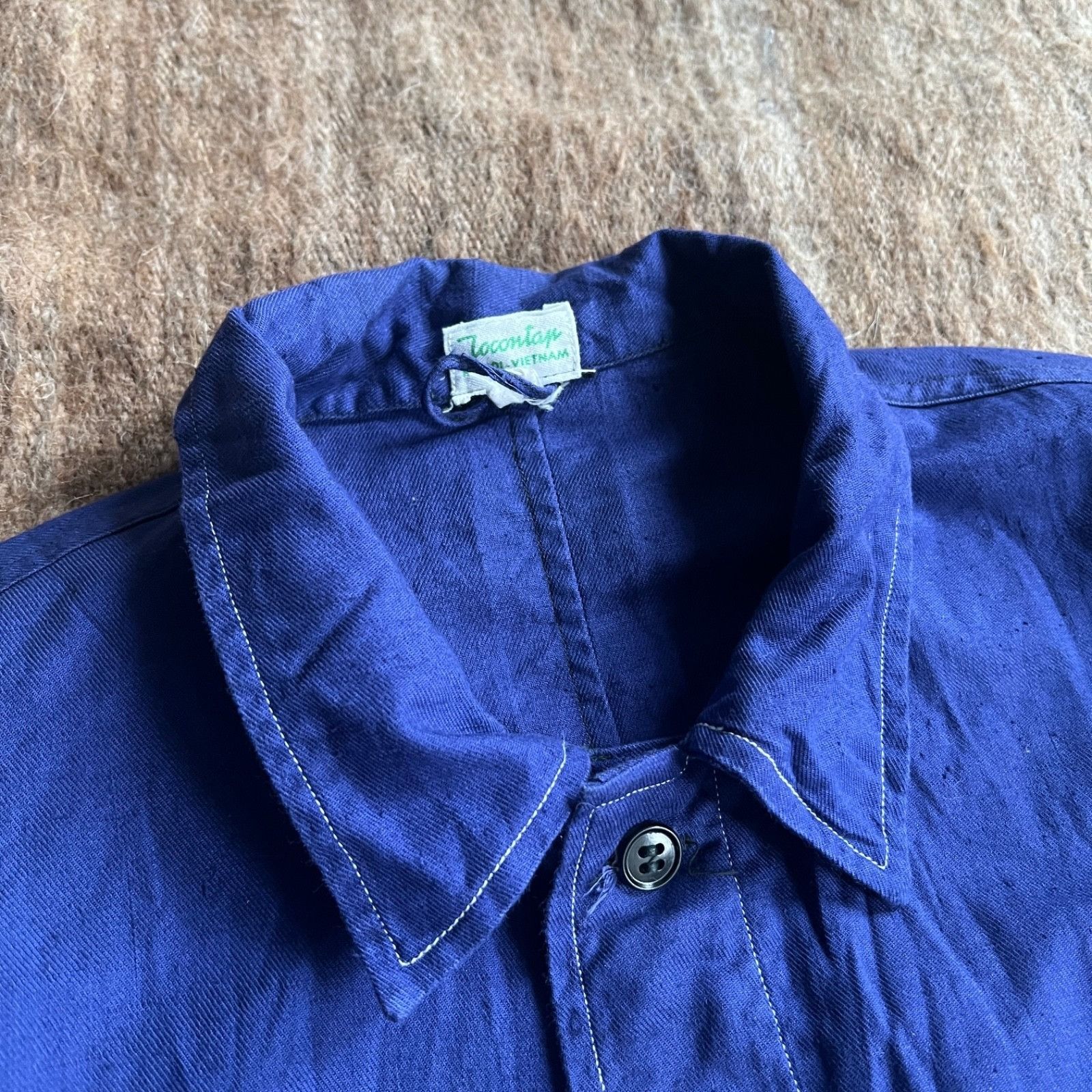 Vintage Vintage French Workwear Chore Utility Jacket 9734AC Size US L / EU 52-54 / 3 - 3 Thumbnail
