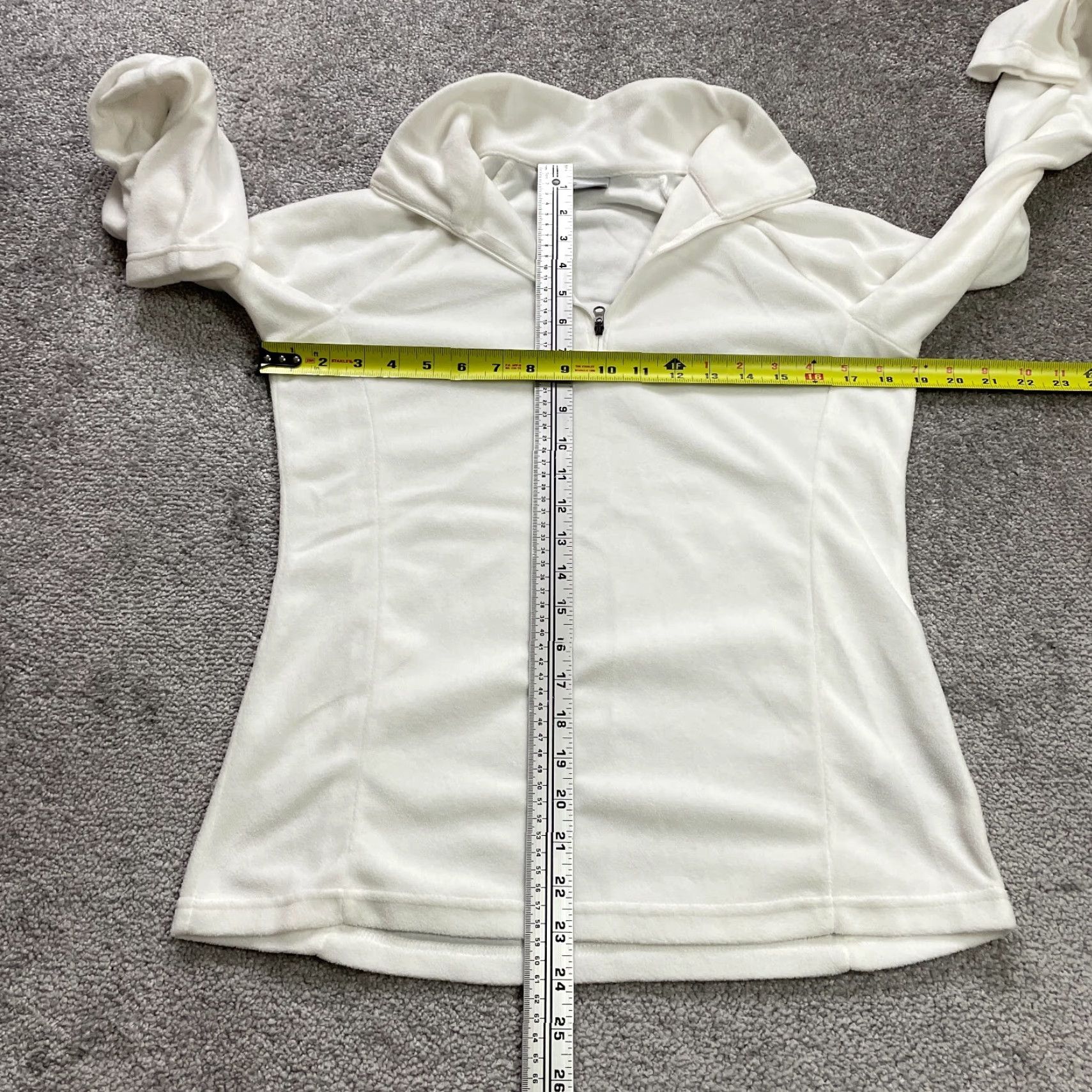 Vintage Columbia Glacial Fleece Jacket Womens Small White 1/4 Zip Outdoor Active Hiking Size S / US 4 / IT 40 - 7 Thumbnail