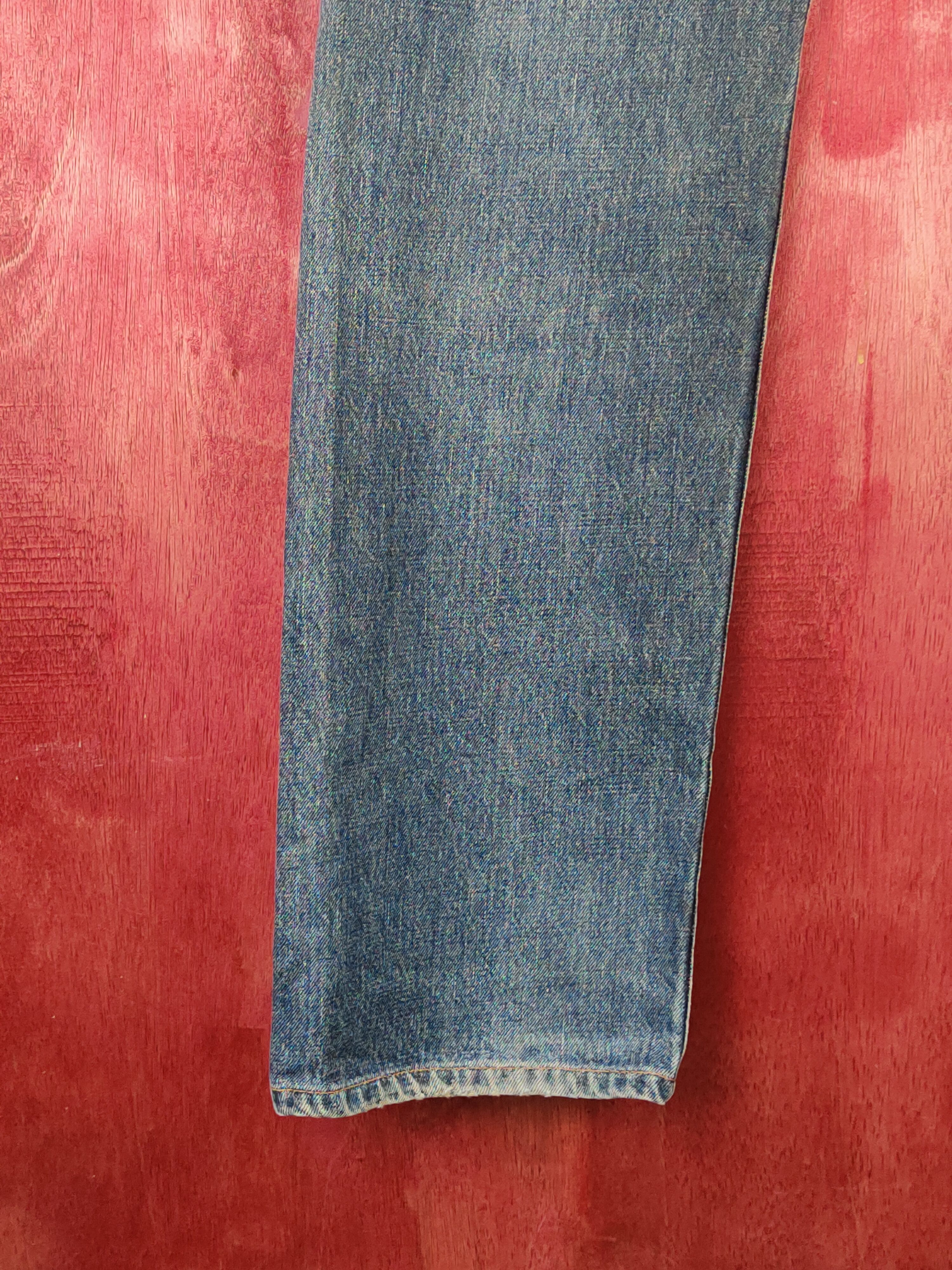 Edwin Edwin Dark Blue Faded distressed ripped jeans Denim #S1607 Size US 31 - 11 Thumbnail