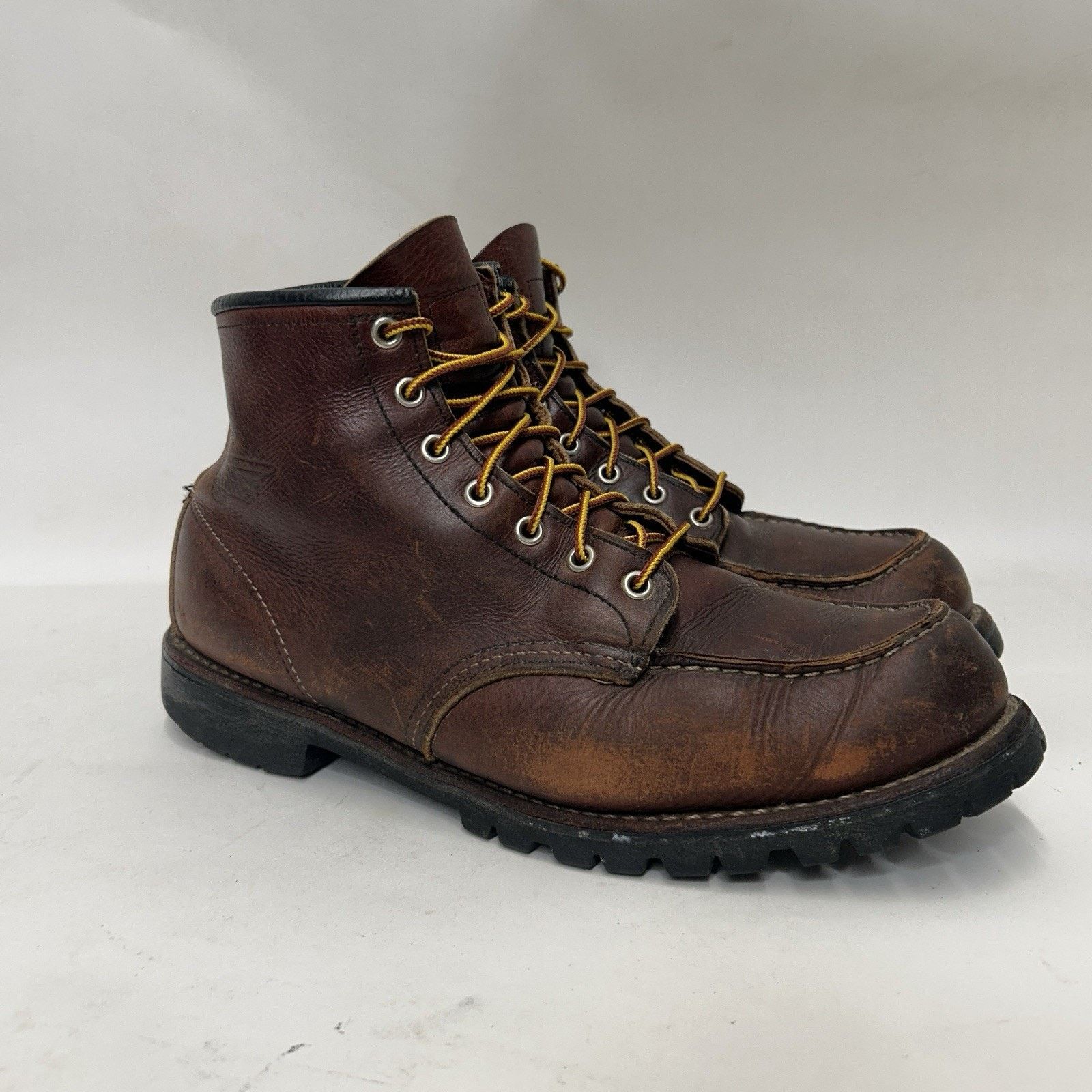 Red Wing Red Wing Roughneck 6-inch Moc Work Boots “Dark Brown” 8146 Size US 12 / EU 45 - 1 Thumbnail