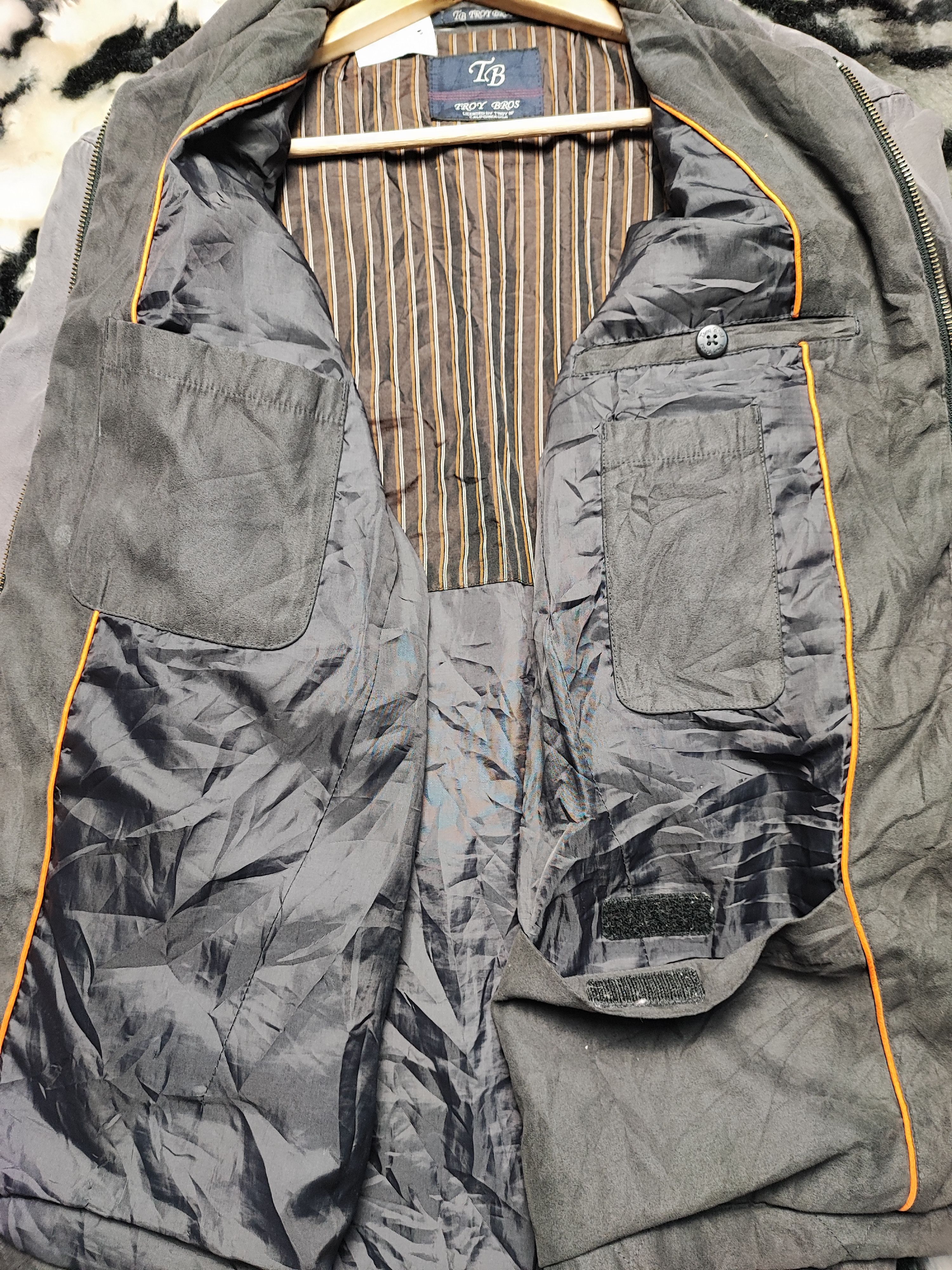 Number (N)ine Troy Bros Bomber Styles Jacket Distressed Size US L / EU 52-54 / 3 - 10 Thumbnail