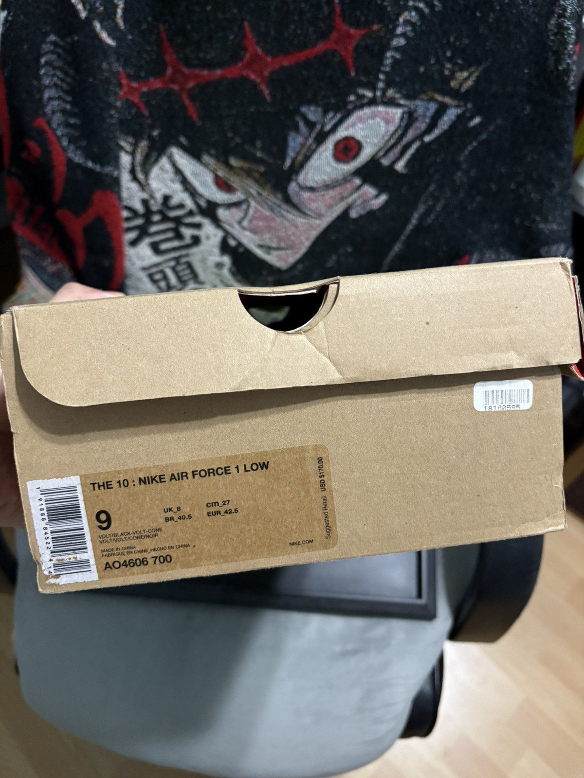 Nike × Off-White Off-White Air Force 1 Volt Size US 9 / EU 42 - 10 Thumbnail