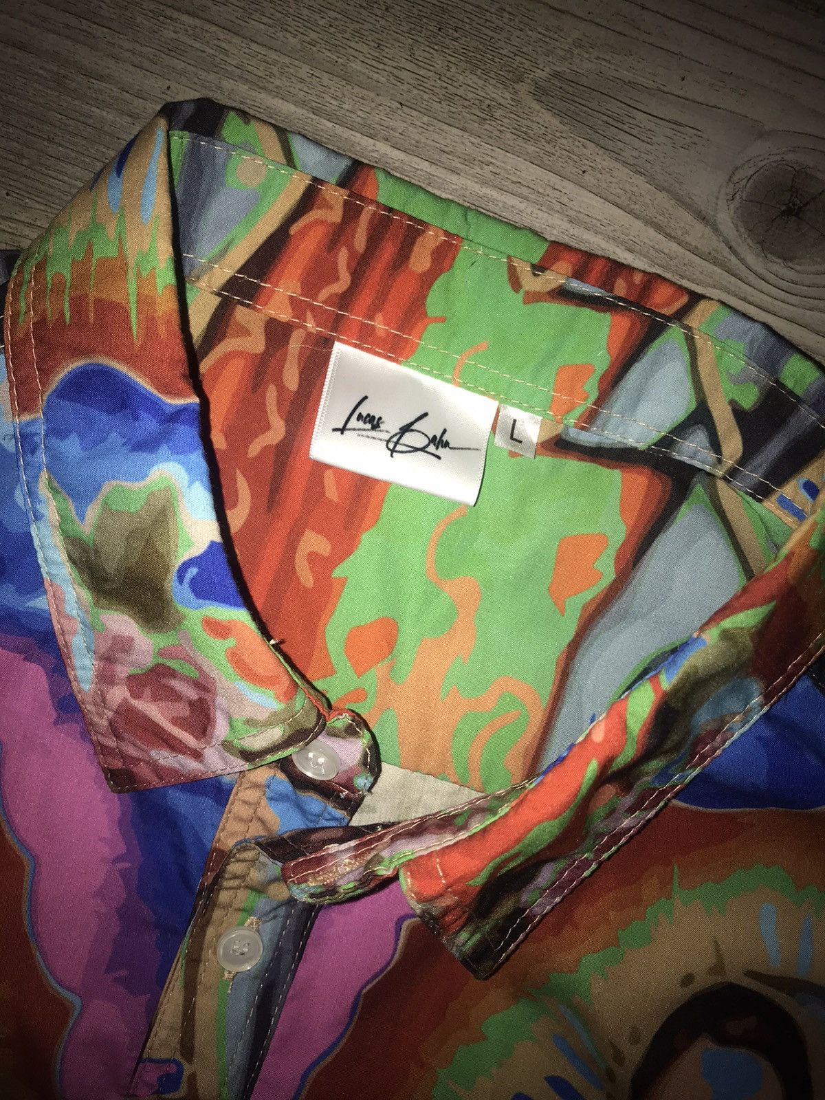 Designer Lucas Bhan Holy Button Up Size US L / EU 52-54 / 3 - 5 Thumbnail