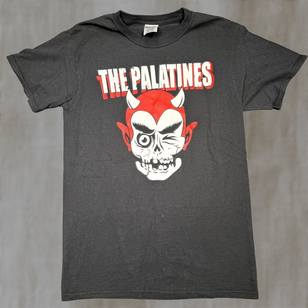 Jerzees Jerzees The Palatines Punk Band Skull Devil Tee T-Shirt Black Mens Small Shirt Size US S / EU 44-46 / 1 - 1 Thumbnail