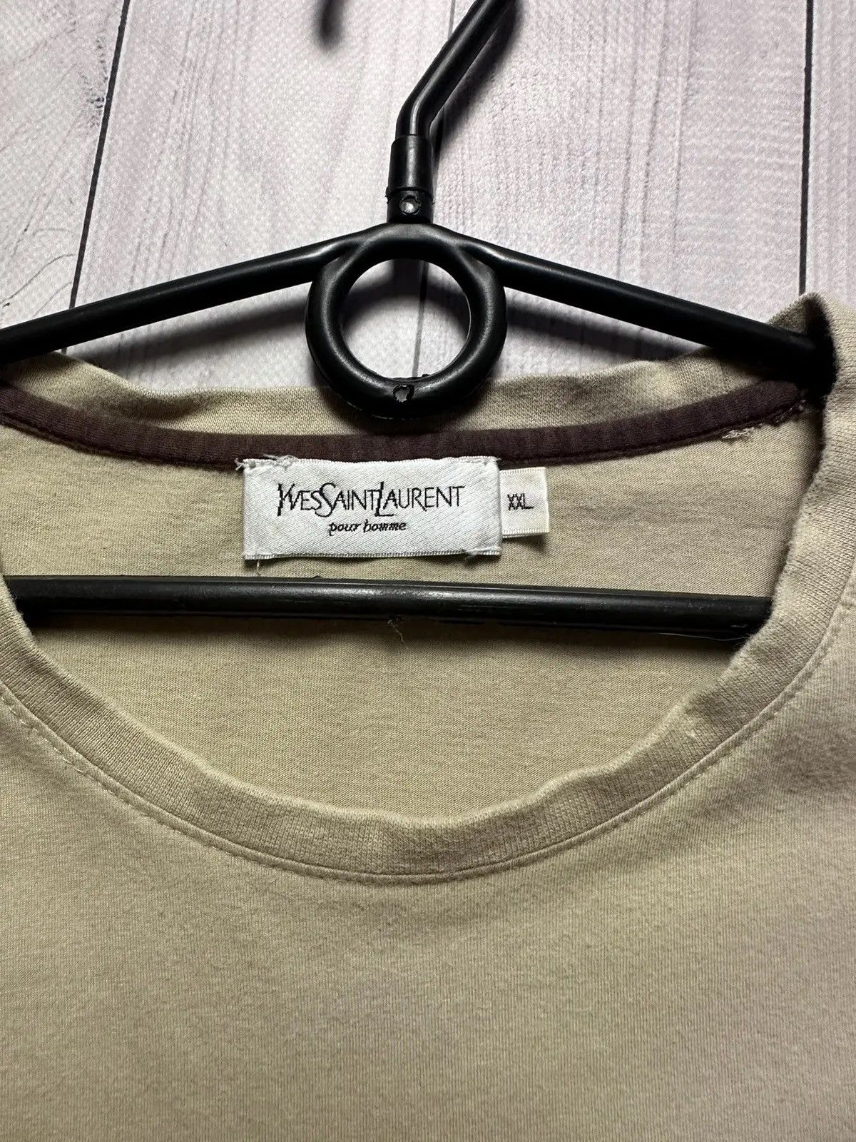 Yves Saint Laurent Vintage rare Yves Saint Laurent tee logo size XL/XXL Size US XL / EU 56 / 4 - 3 Thumbnail