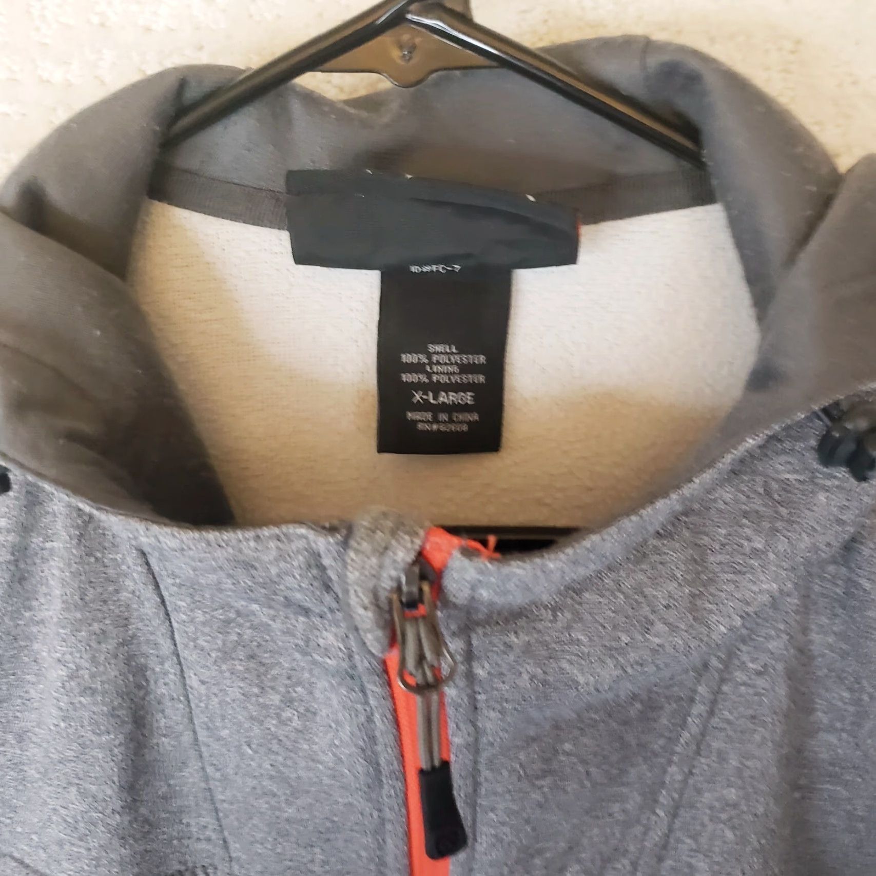 Free Country Free Country Jacket Mens XL Gray Full Zip Outdoor Performance Pockets Shirt/Coat (Jacket) Size US XL / EU 56 / 4 - 7 Thumbnail