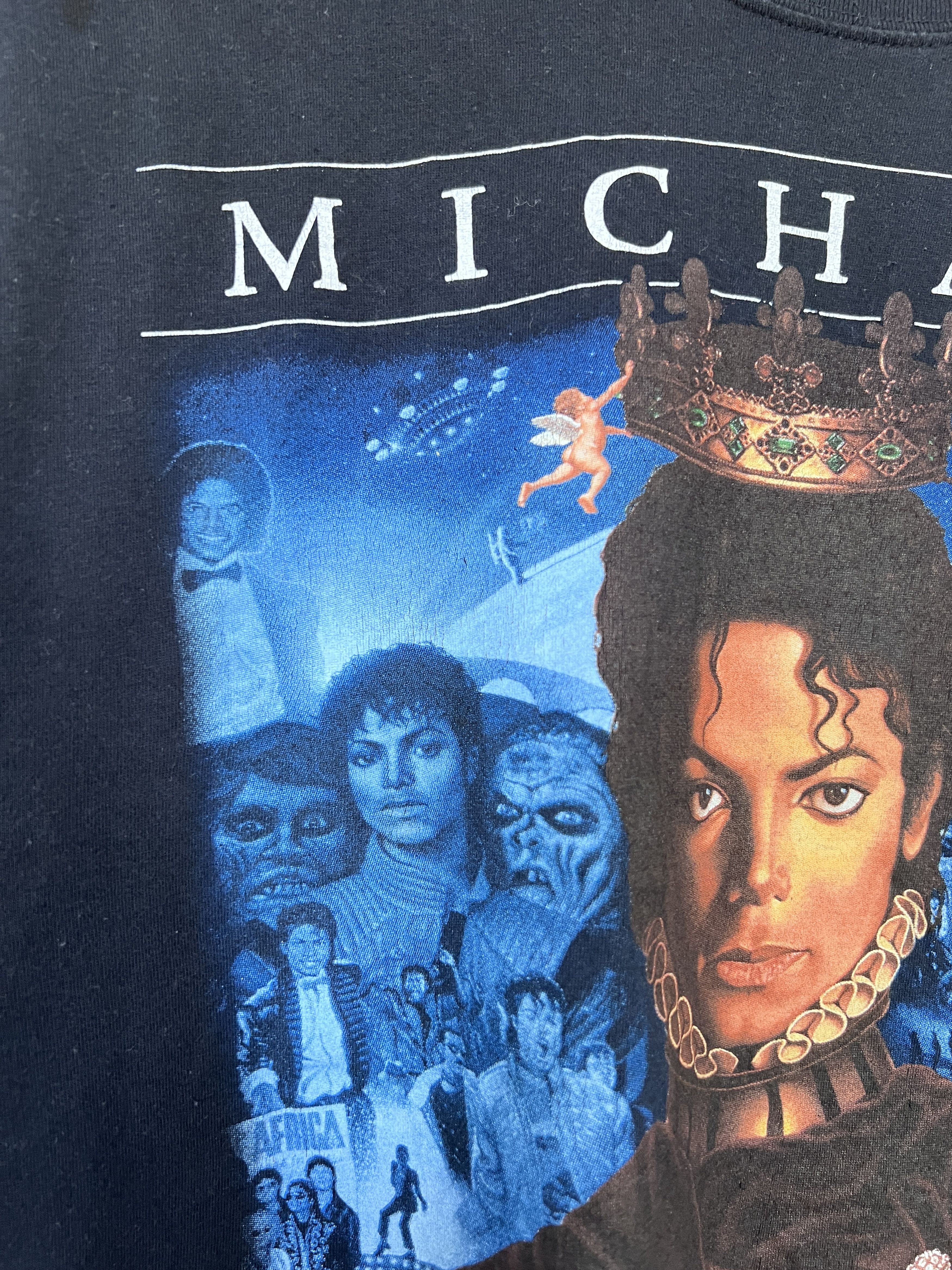Band Tees × Vintage Vintage 2010 Michael Jackson Rock T-shirt Size US L / EU 52-54 / 3 - 6 Thumbnail