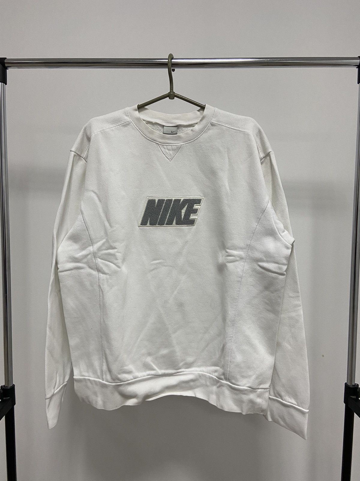 Nike × Vintage Nike Sweatshirt Vintage Big Logo Spell Out Size US L / EU 52-54 / 3 - 1 Thumbnail