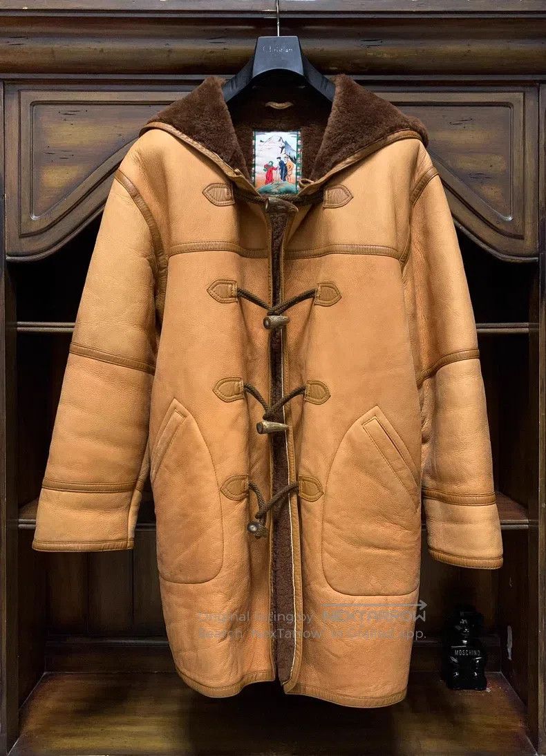 Kenzo Kenzo Hooded Sheepskin Fur Coat Size XS / US 0-2 / IT 36-38 - 1 Thumbnail