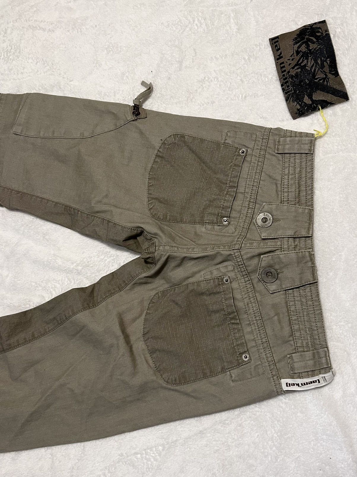Aem'kei × Vintage AEM’KEI FLARED LOW-RISE RARE VINTAGE PANTS Size 25" / US 0 / IT 36 - 4 Thumbnail