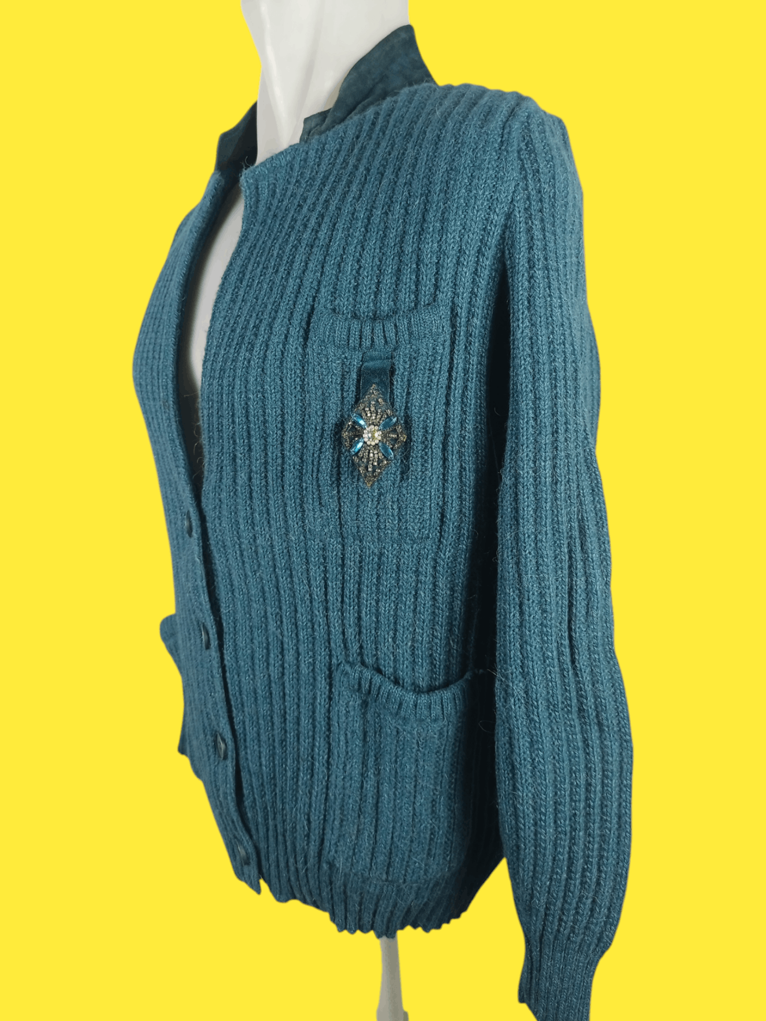 Les Copains Les Copains Alpaca-wool Blend V-neck Cardigan Size US M / EU 48-50 / 2 - 5 Thumbnail