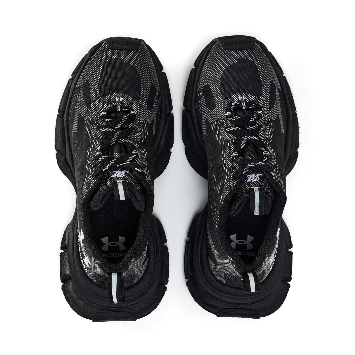 Balenciaga × Under Armour o1g2r1mq0226 3XL Sneakers In White/Black Size US 10 / EU 43 - 5 Thumbnail