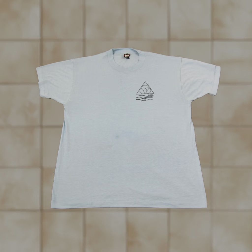 Fruit Of The Loom Vintage Fruit of the Loom Shirt XL Blue Logo Crew Neck Short Sleeve Mens US Made USA Size US XL / EU 56 / 4 - 1 Thumbnail