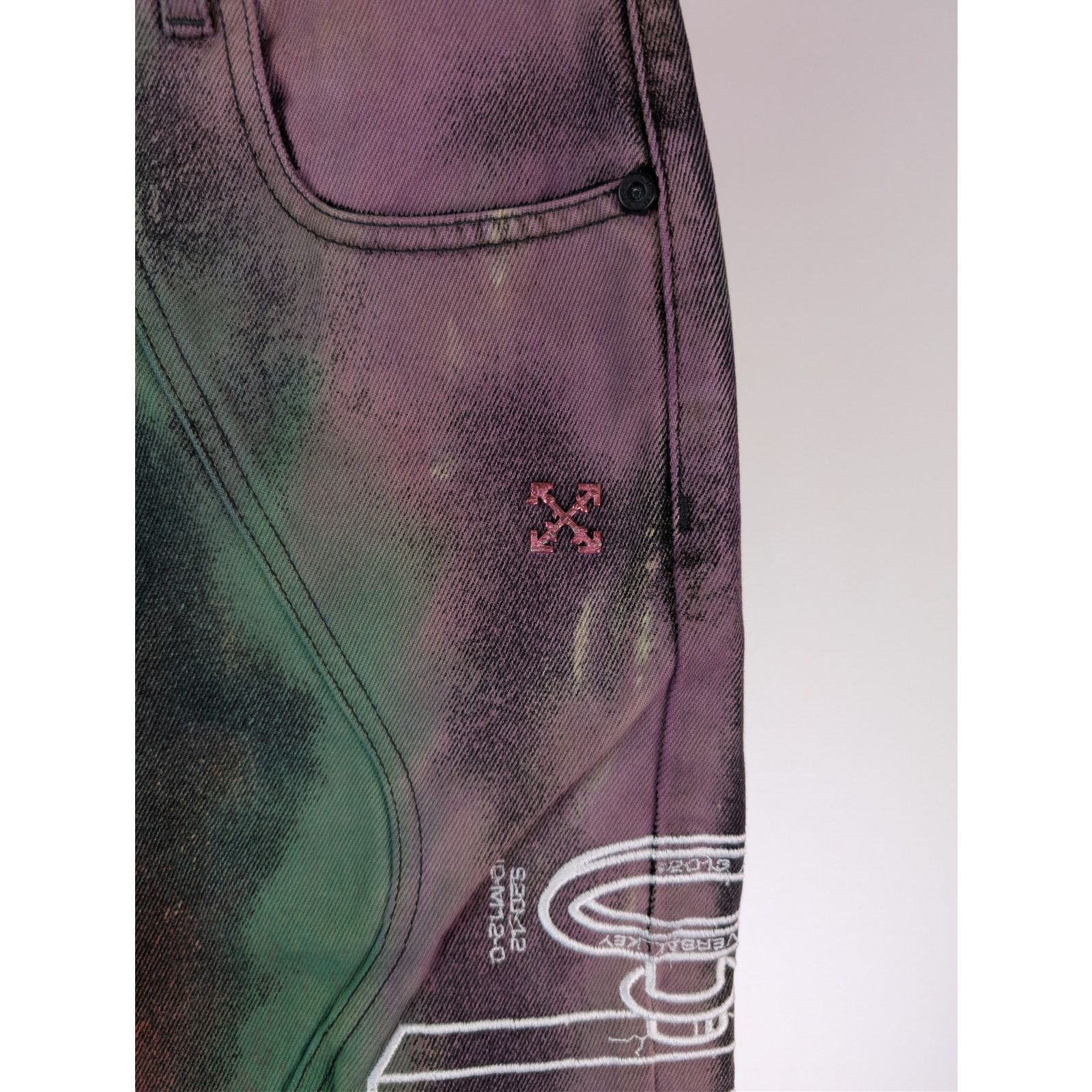 Off-White o1rshd1 Flared Jean in Multicolor Size US 32 / EU 48 - 8 Thumbnail