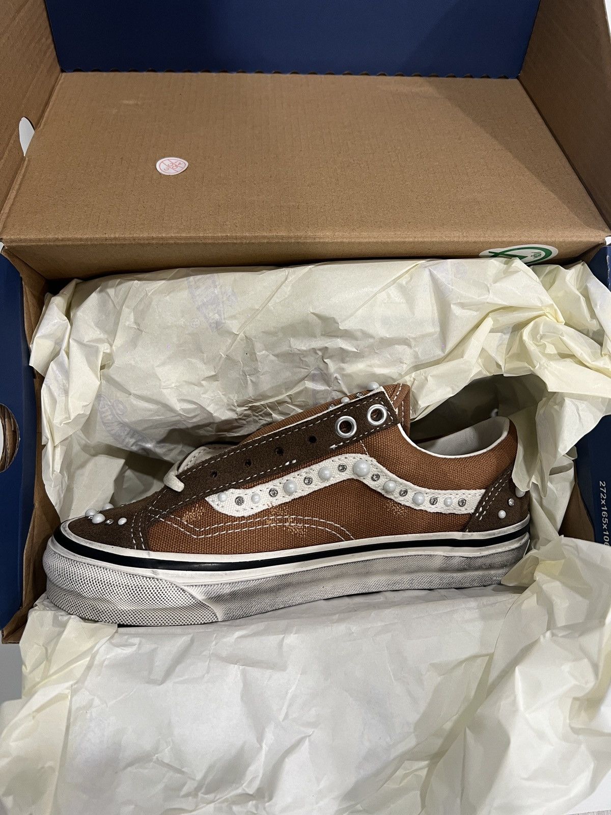 Vans LX Old Skool 36 Pendied Vintage Cocoa Size US 5.5 / IT 35.5 - 1 Thumbnail