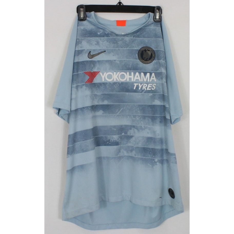 Nike THRASHED Nike Chelsea Blue 2017 Pre-Match Training Jersey Size US XL / EU 56 / 4 - 1 Thumbnail
