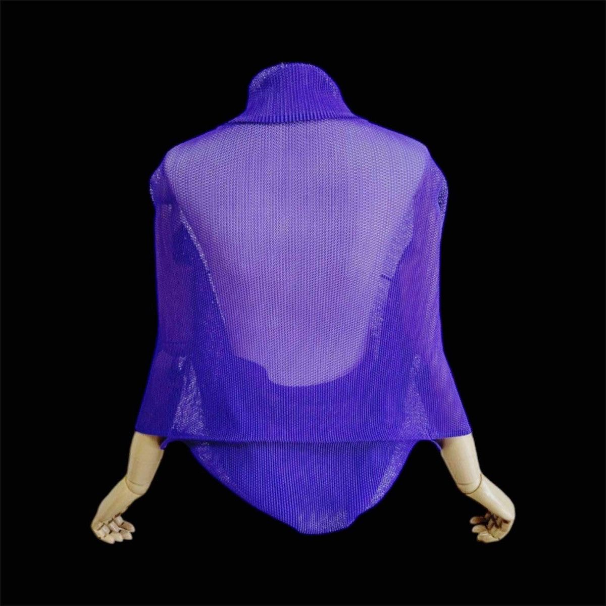 Issey Miyake × Japanese Brand × Pleats Please Issey Miyake 🔥Rare Issey Miyake Pleats Please Deformed Pleated Cardigan Size US XL / EU 56 / 4 - 4 Thumbnail