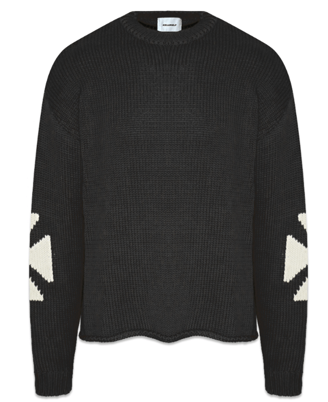 Askyurself Cross Knit Sweater Size US M / EU 48-50 / 2 - 2 Thumbnail