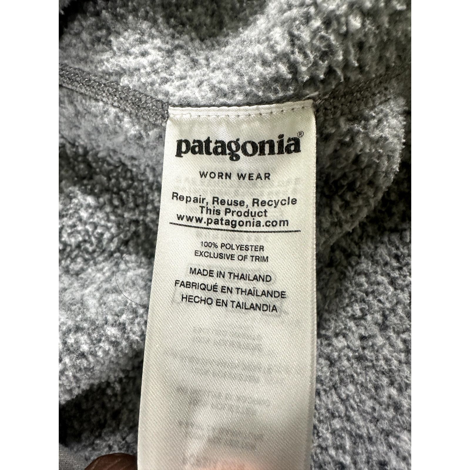 Patagonia Patagonia Better Sweater Womens 1/4 Zip Fleece Pullover Grey Size M / US 6-8 / IT 42-44 - 8 Thumbnail