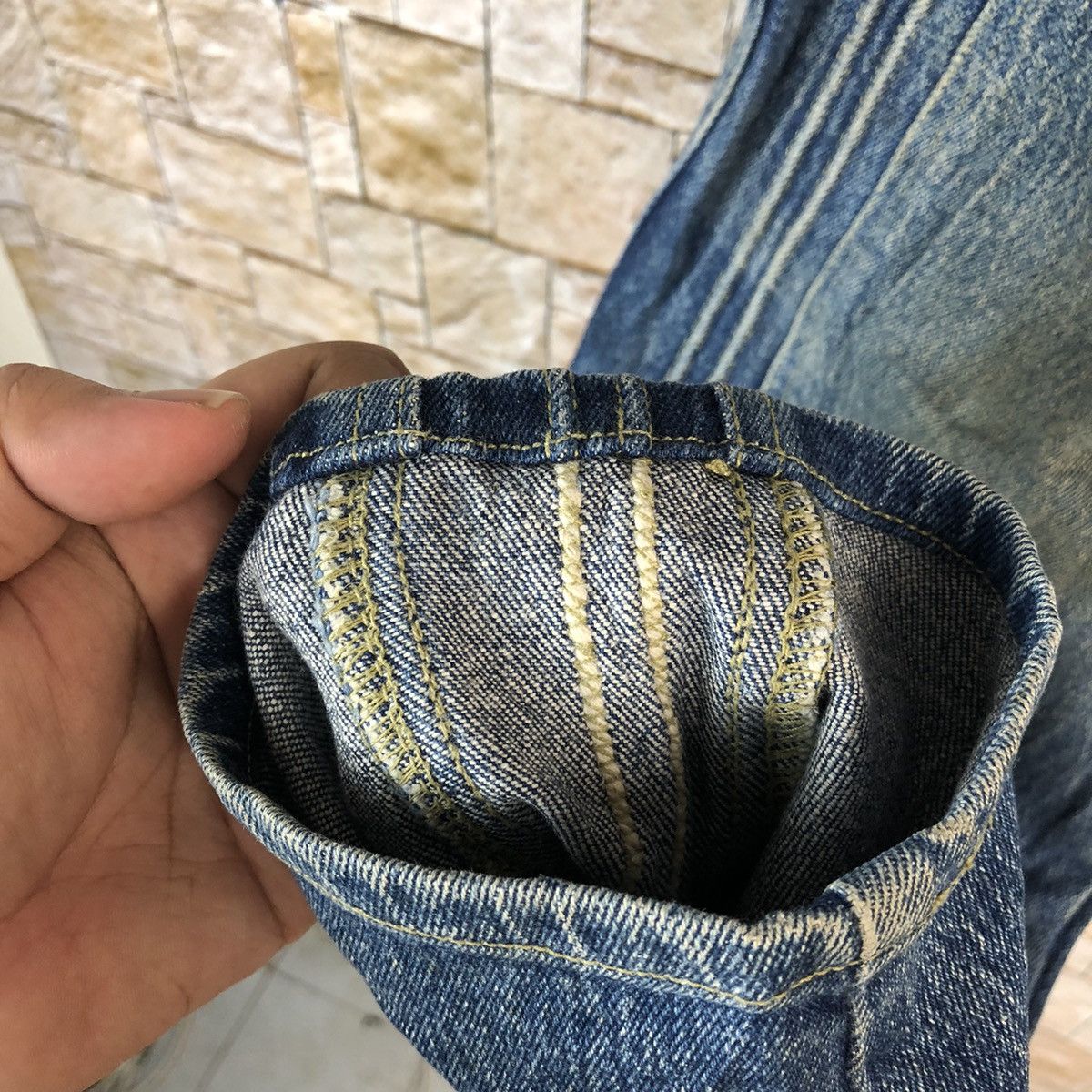 Japanese Brand Japanese Brand vintage Blue Denim Pants #A960 Size US 28 / EU 44 - 11 Thumbnail