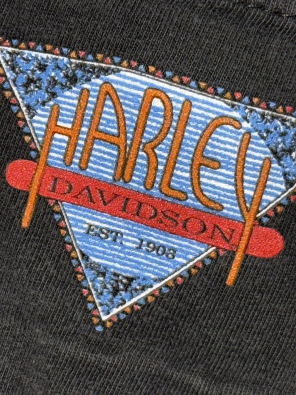 Harley Davidson Harley Davidson Motorcycle Streak Lightning Shirt Mens LG Size US L / EU 52-54 / 3 - 6 Thumbnail