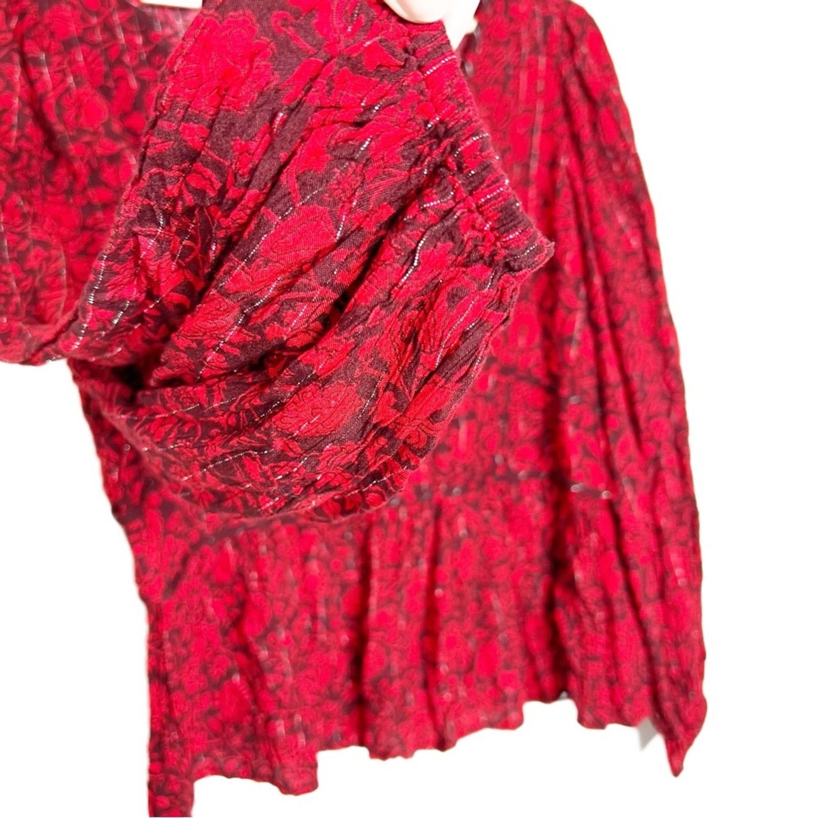 Target Basics New with Tag Knox Rose Women’s Floral Peplum Blouse Top Size XXL / US 16-18 / IT 52-54 - 5 Thumbnail