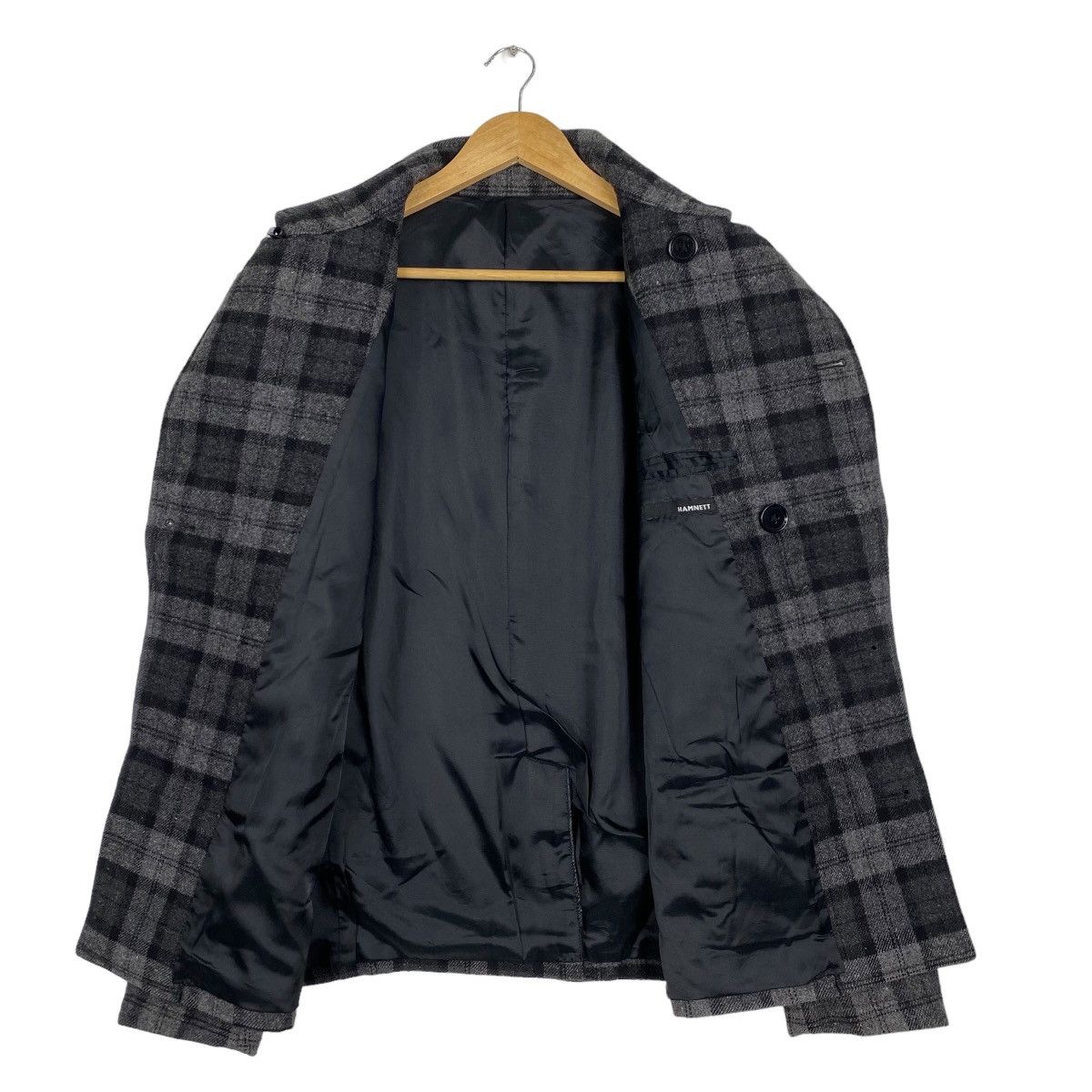 Japanese Brand Katharine Hamnett slant button plaid jacket Size US S / EU 44-46 / 1 - 8 Thumbnail