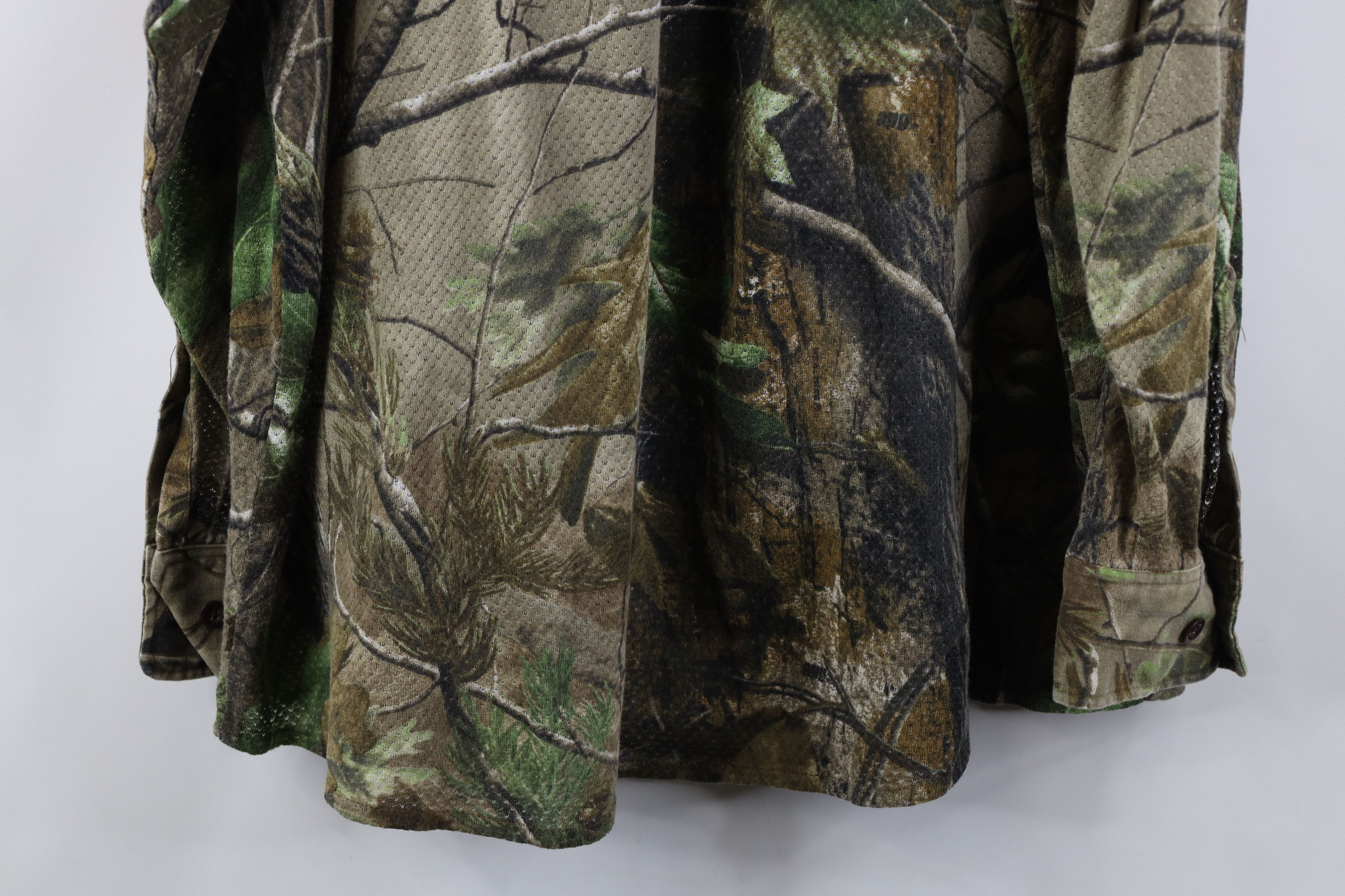 Cabelas Vintage 90s Y2K Cabelas Mesh Camouflage Hunting Button Shirt Size US XL / EU 56 / 4 - 12 Thumbnail