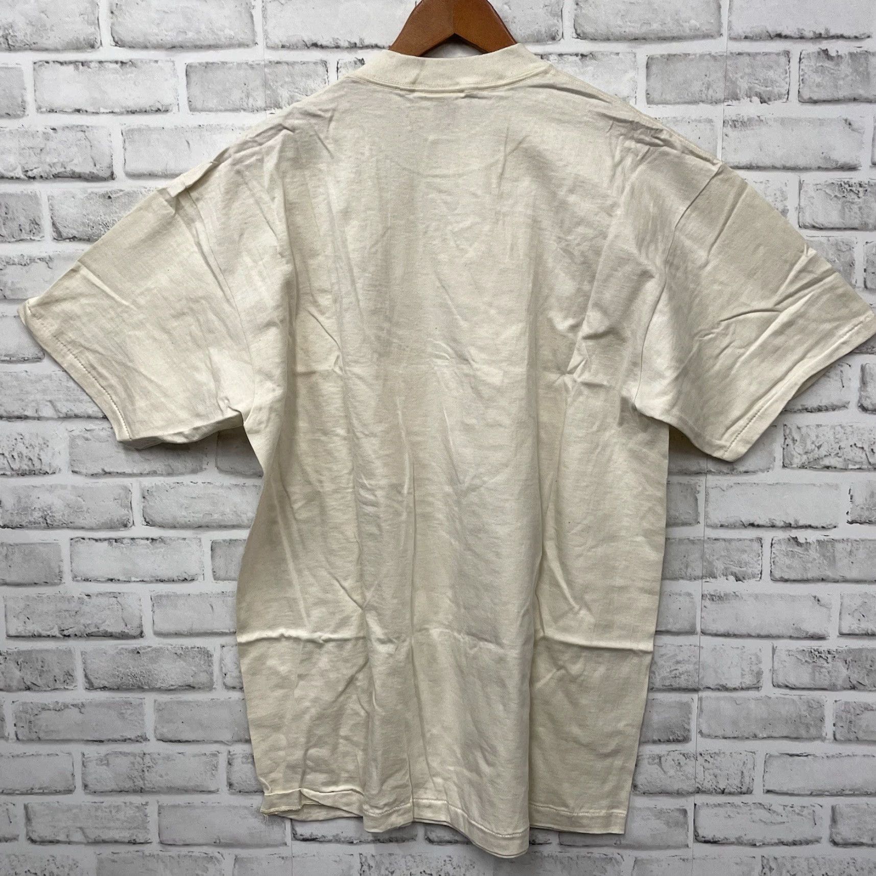 Vintage VINTAGE Oneita T-Shirt Men's XL White Hoegaarden White Ale USA Graphic Tee Size US XL / EU 56 / 4 - 5 Thumbnail