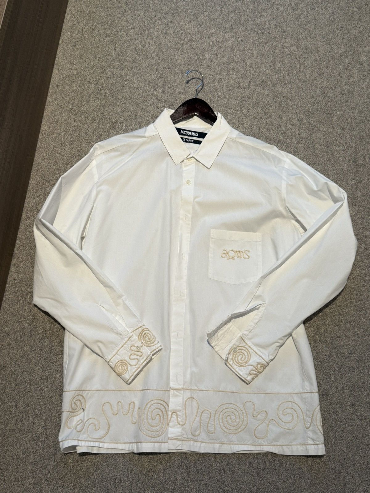 Jacquemus LE PAPIER AW22 Shirt sz 50