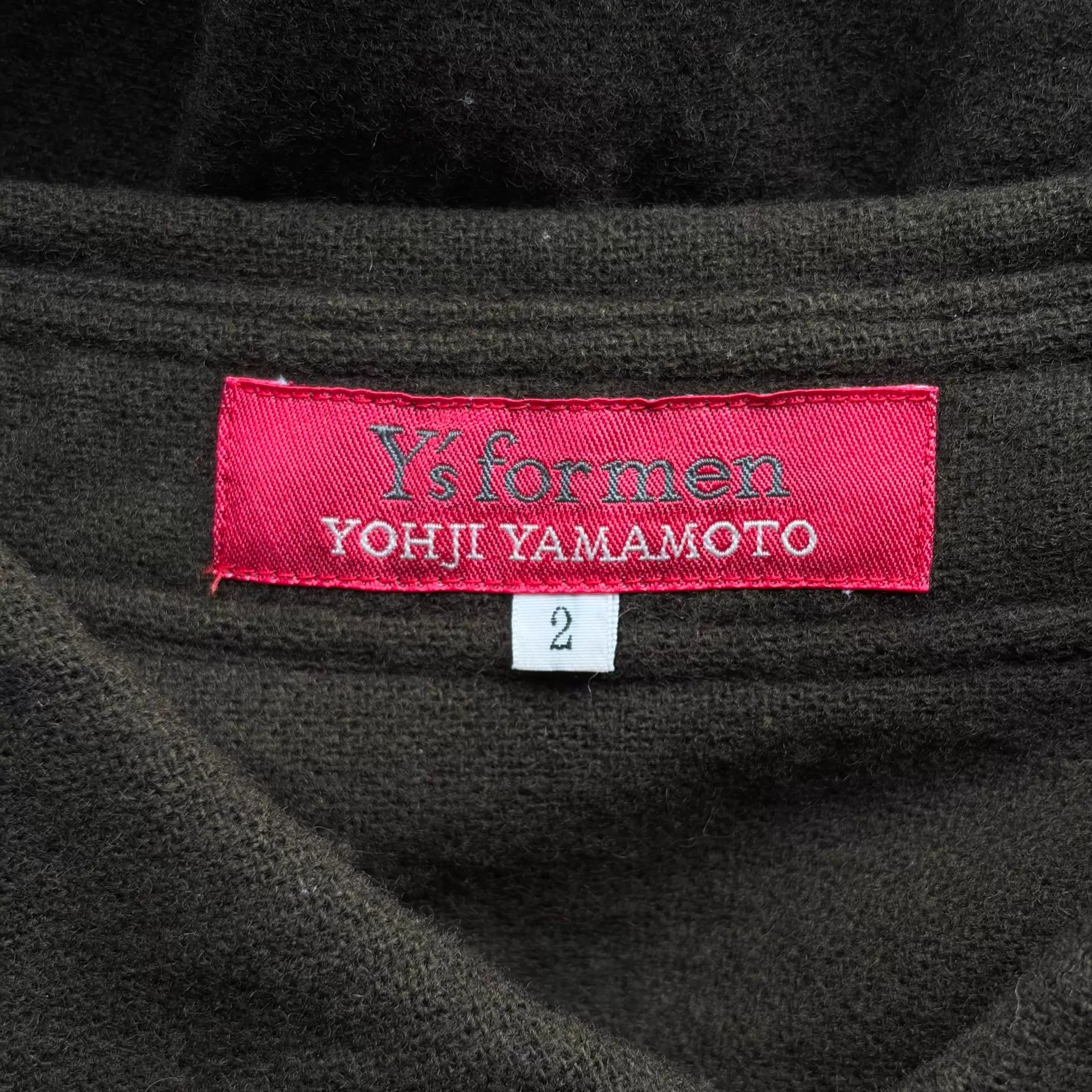 Yohji Yamamoto Yohji Yamamoto 00s Red Label Dark Green Wool Shirt Size US M / EU 48-50 / 2 - 5 Thumbnail