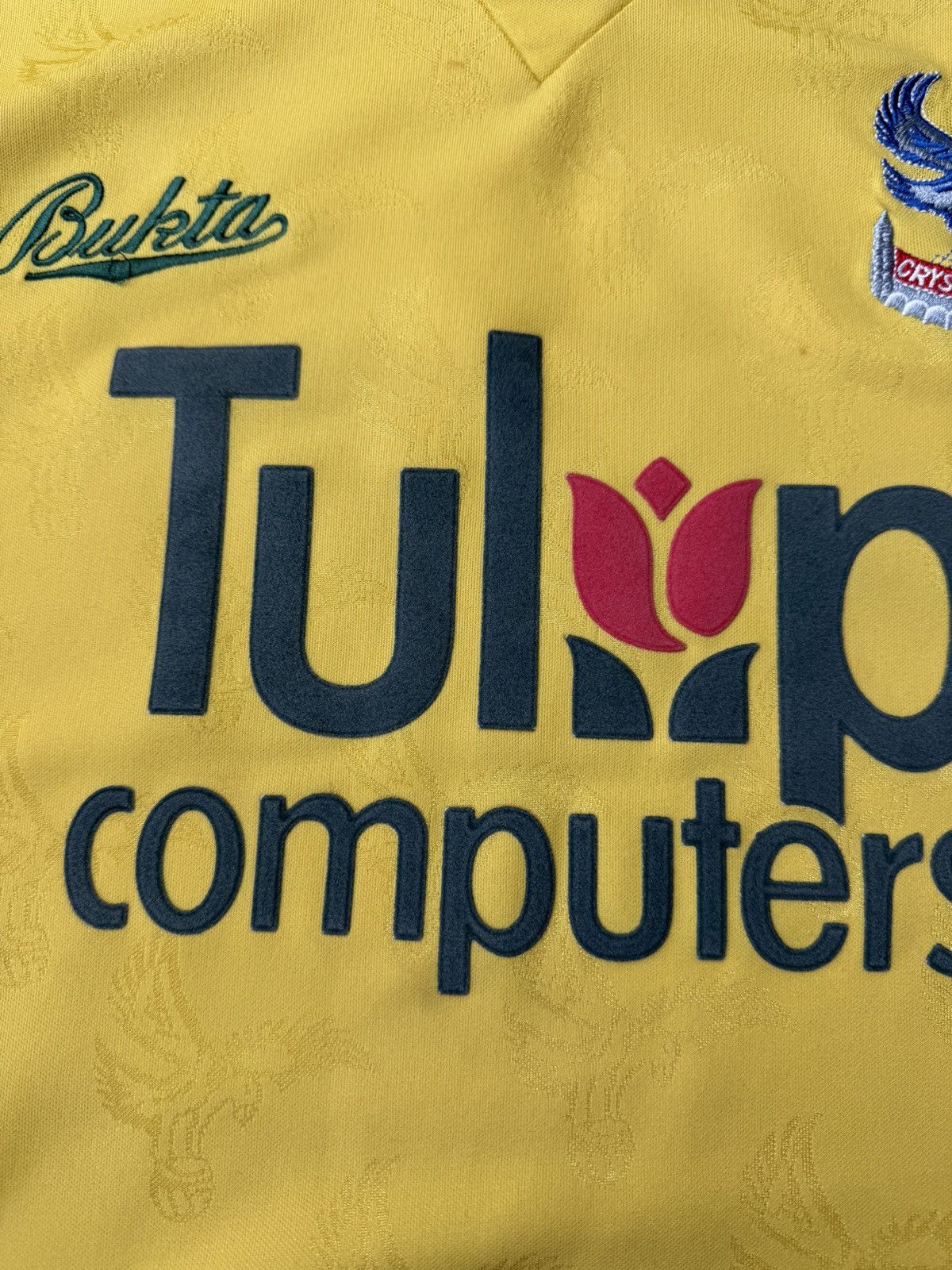 Vintage Crystal Palace Away Football Shirt 1992 Adults Large Bukta Size US M / EU 48-50 / 2 - 11 Thumbnail