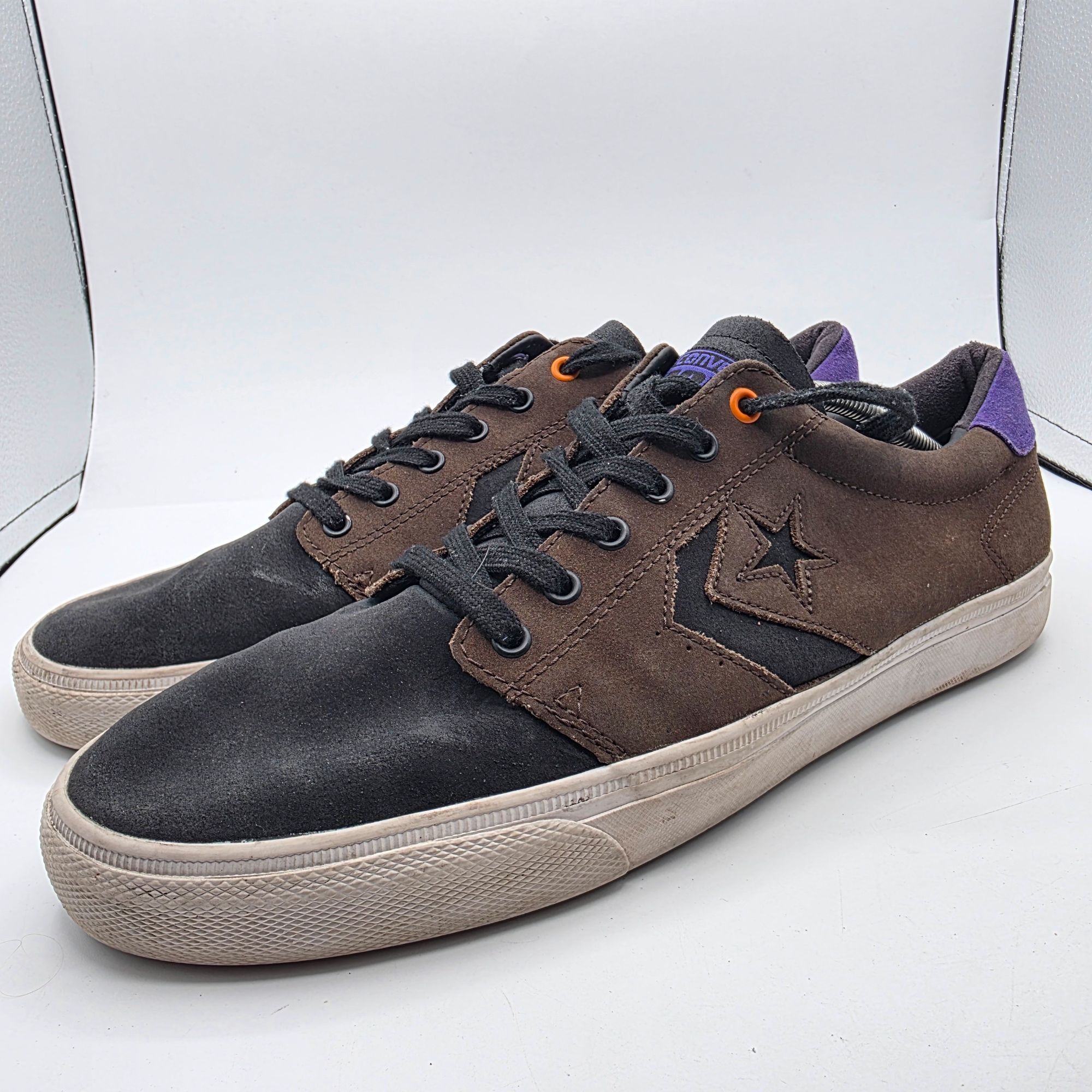 Converse Converse Skateboarding Men 12 Brown Black Sneakers Casual Sh Size US 12 / EU 45 - 4 Thumbnail