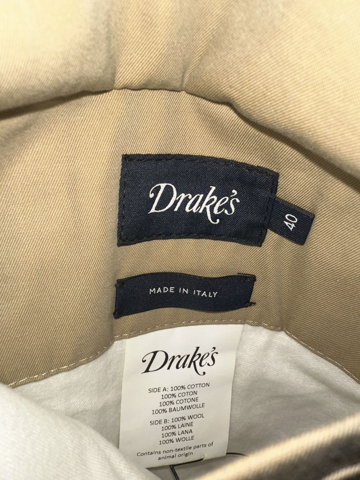 Drake's Drake's Reversible Balmacaan Coat never worn, tags Size US M / EU 48-50 / 2 - 6 Thumbnail
