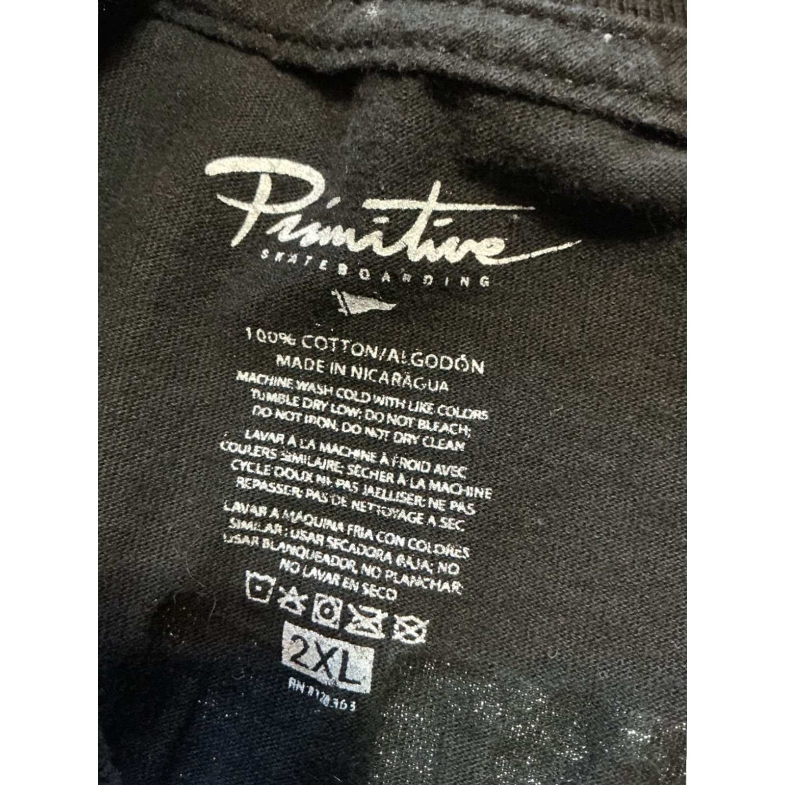 Primitive VINTAGE Primitive Skateboarding X Monty’s Good Burger Plant Based L/S Graphic T-Shirt 2XL Black Puff Print Boys Womens Mens Size US XXL / EU 58 / 5 - 7 Thumbnail