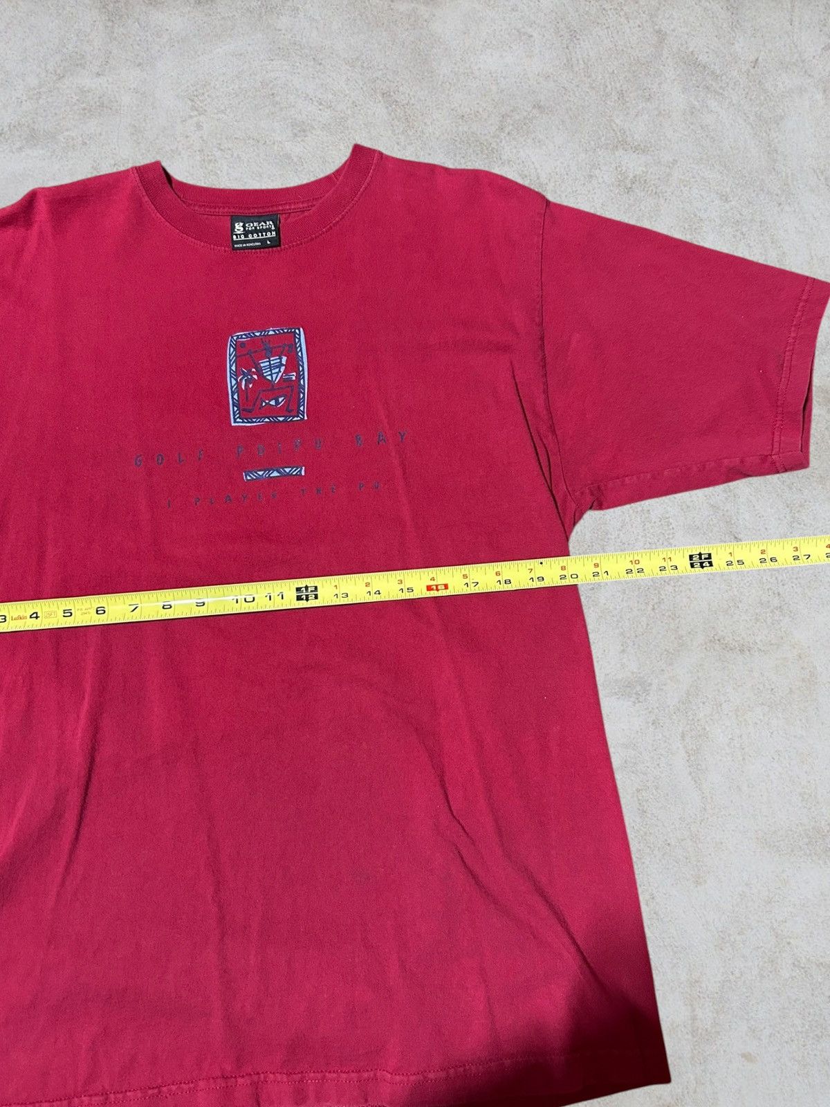 Gear for Sports Vintage red Poipu Bay golf tee from Kauai, Hawaii. Size US L / EU 52-54 / 3 - 5 Thumbnail