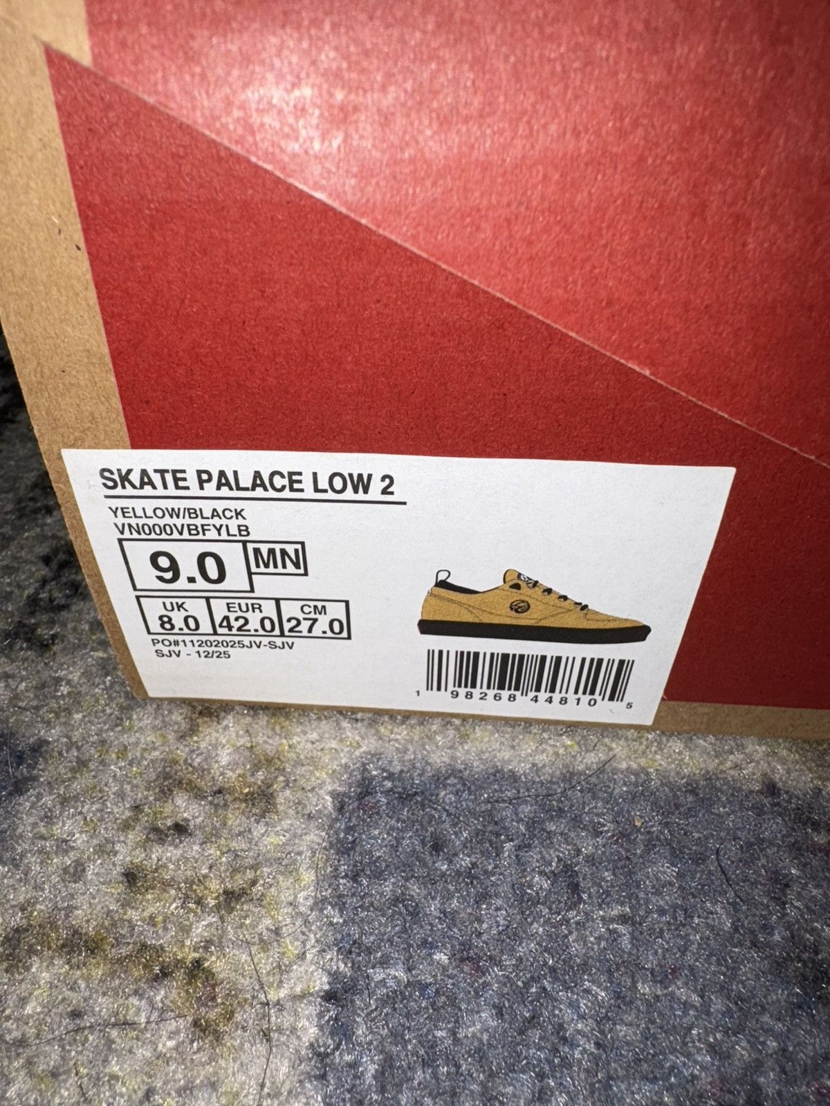 Palace Palace Vans Low 2 Yellow Size US 9 / EU 42 - 8 Thumbnail