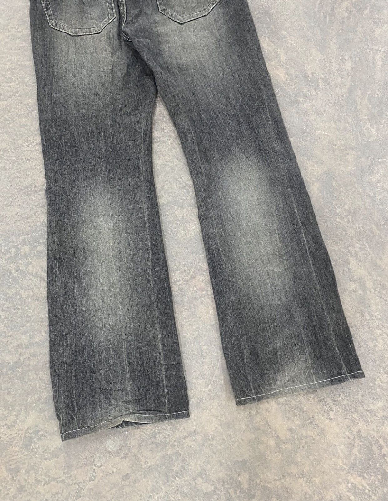 Hysteric Glamour Flareee☠️ Vintage Uniqlo Bootcut Jeans 80s 90s Punk Size US 34 / EU 50 - 9 Thumbnail