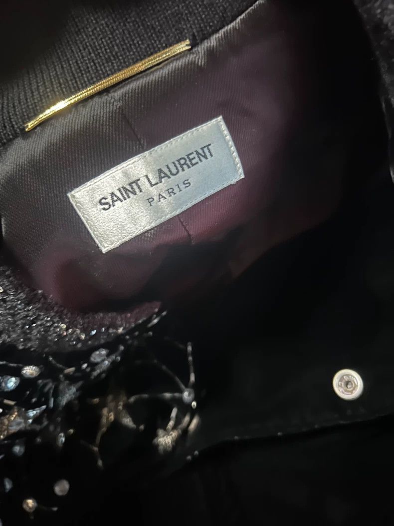 Yves Saint Laurent saint Laurent19 FW Gypsophila Rhinestone Jacket 2503-Nextar Size S / US 4 / IT 40 - 3 Thumbnail