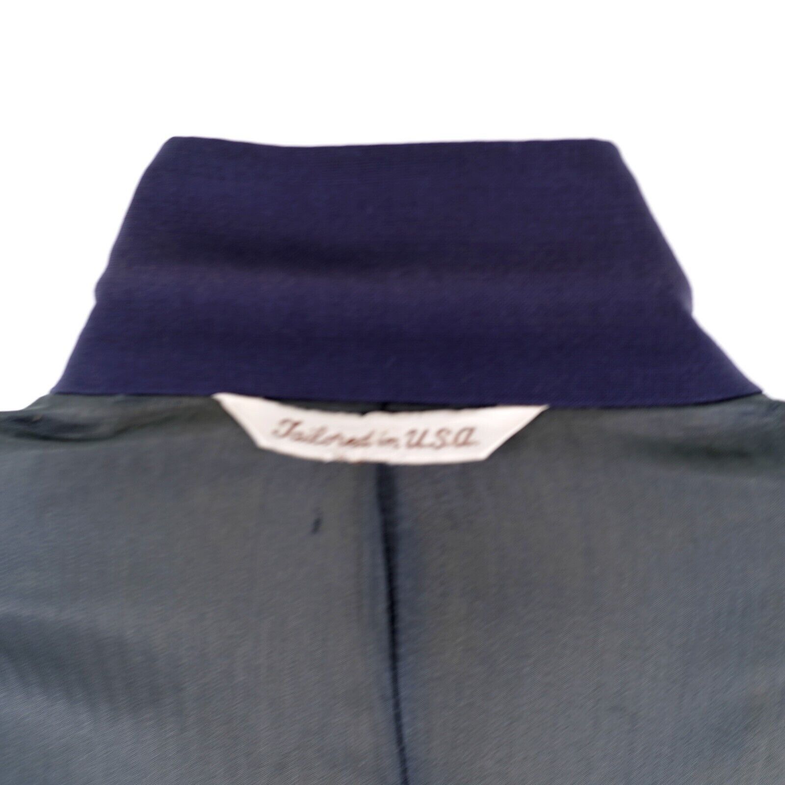Stafford Stafford Worsted Wool 2 Gold Button Blazer 44R Vintage Tailo Size 44R - 12 Thumbnail