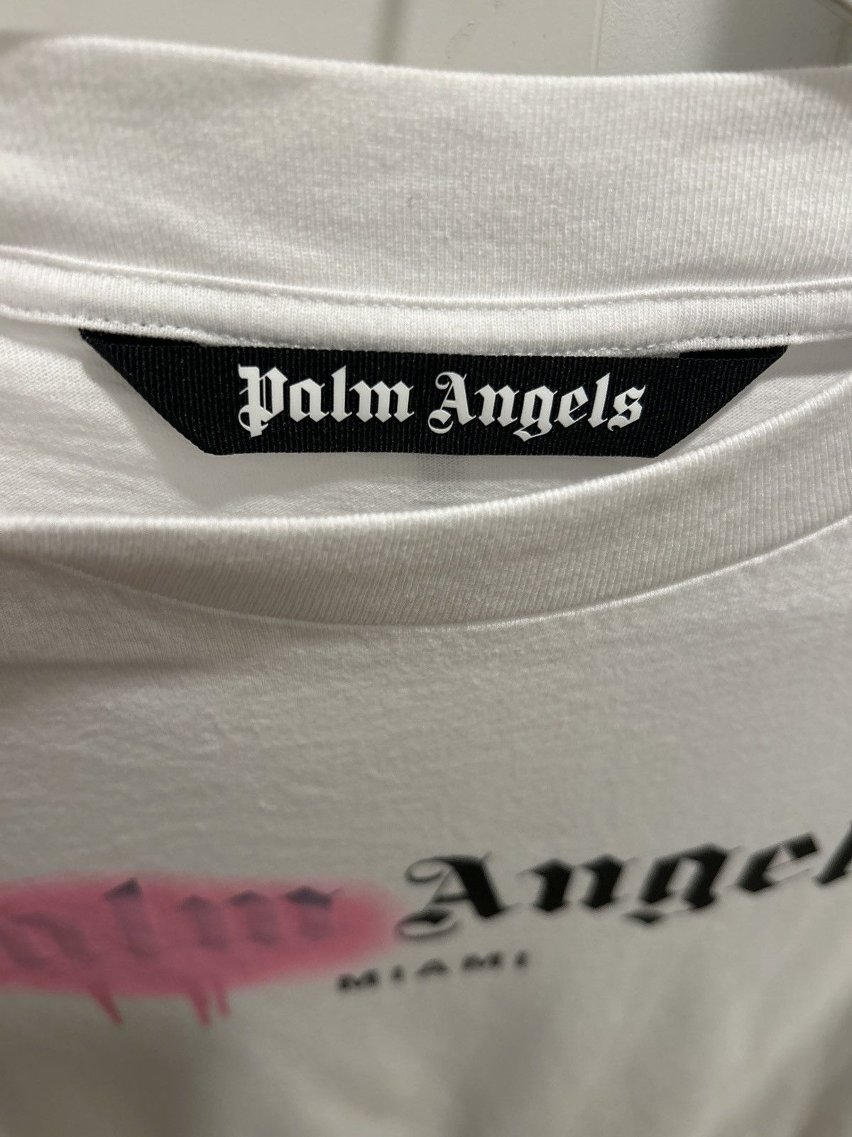 Palm Angels Palm Angels Miami Pink Spray New with flaws Size US M / EU 48-50 / 2 - 3 Thumbnail