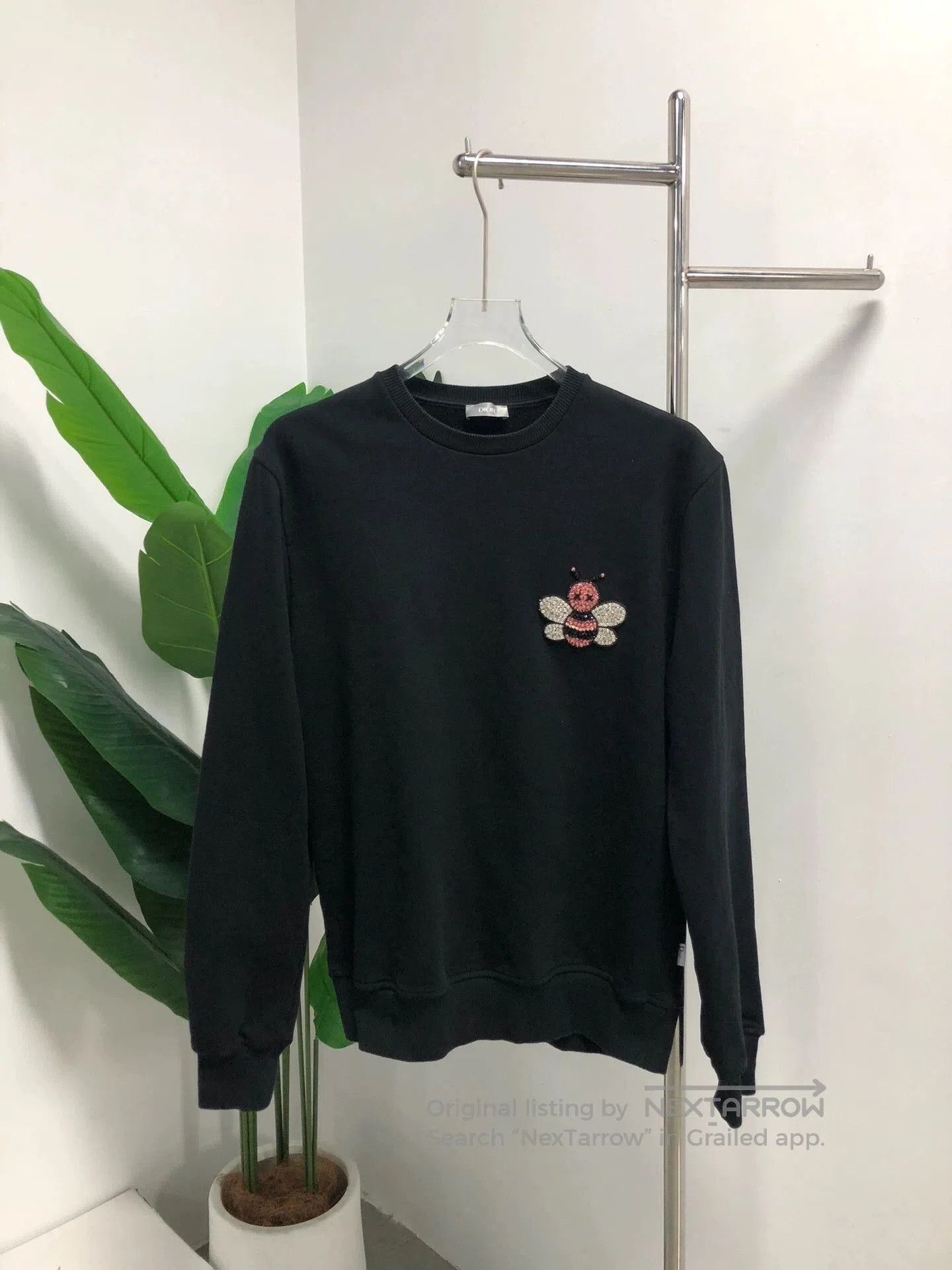 Dior dior full rhinestone bee sweatshirt black. Size US S / EU 44-46 / 1 - 1 Thumbnail