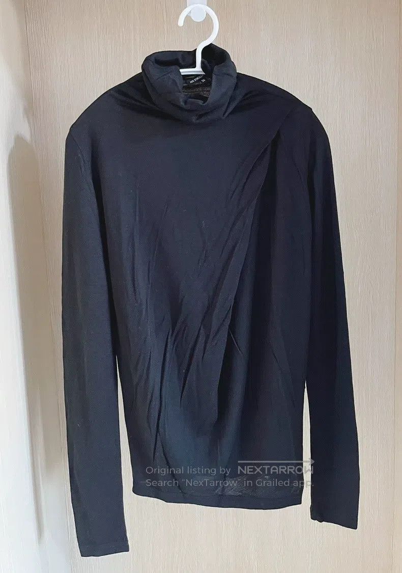Ann Demeulemeester Ann Demeulemeester High-Neck Tencel Pleated Top Size XS / US 0-2 / IT 36-38 - 2 Thumbnail