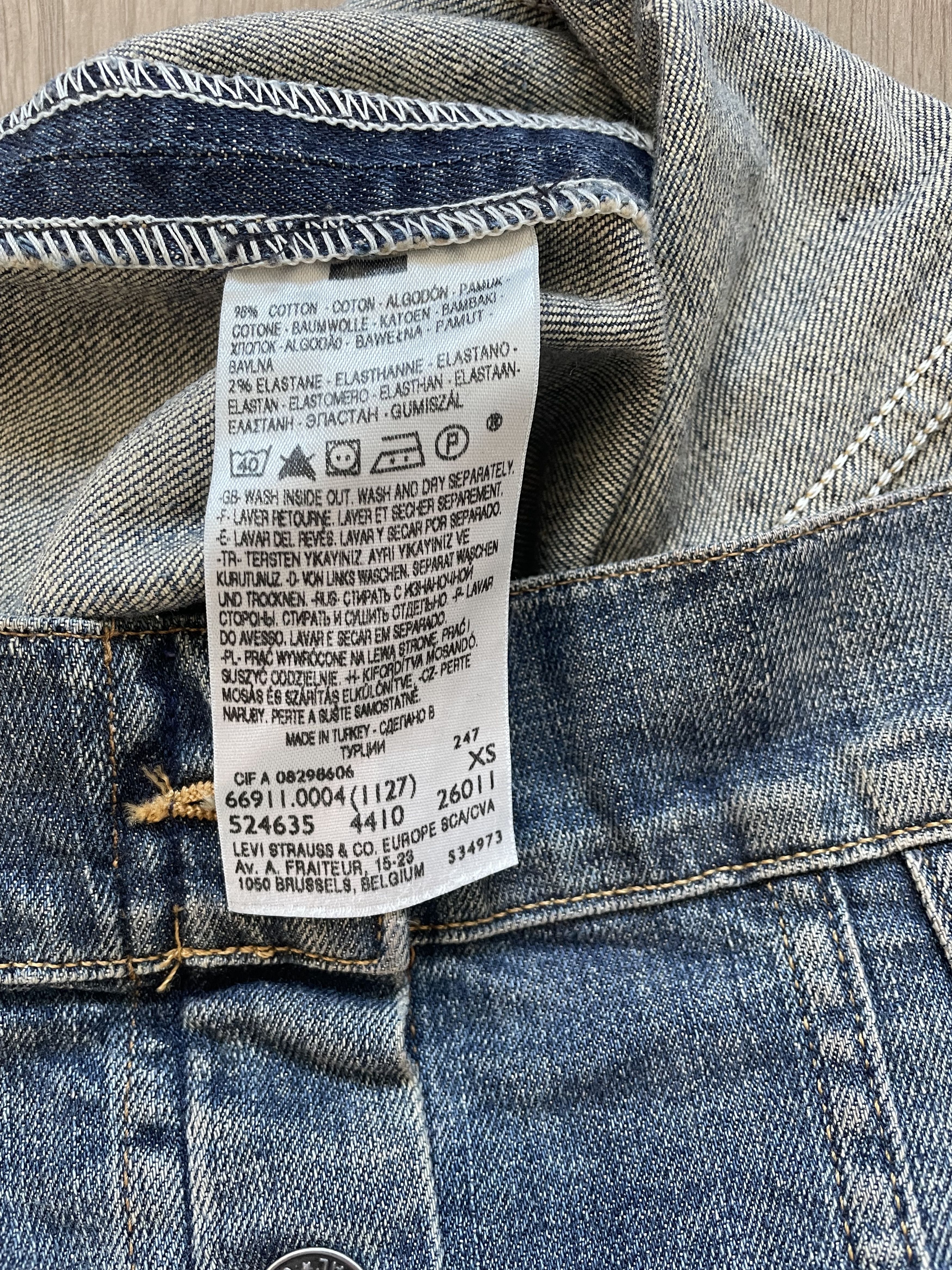 Levi's Vintage Clothing Levi's Button Up Corset Tube Denim Dress XS Size XS / US 0-2 / IT 36-38 - 6 Thumbnail