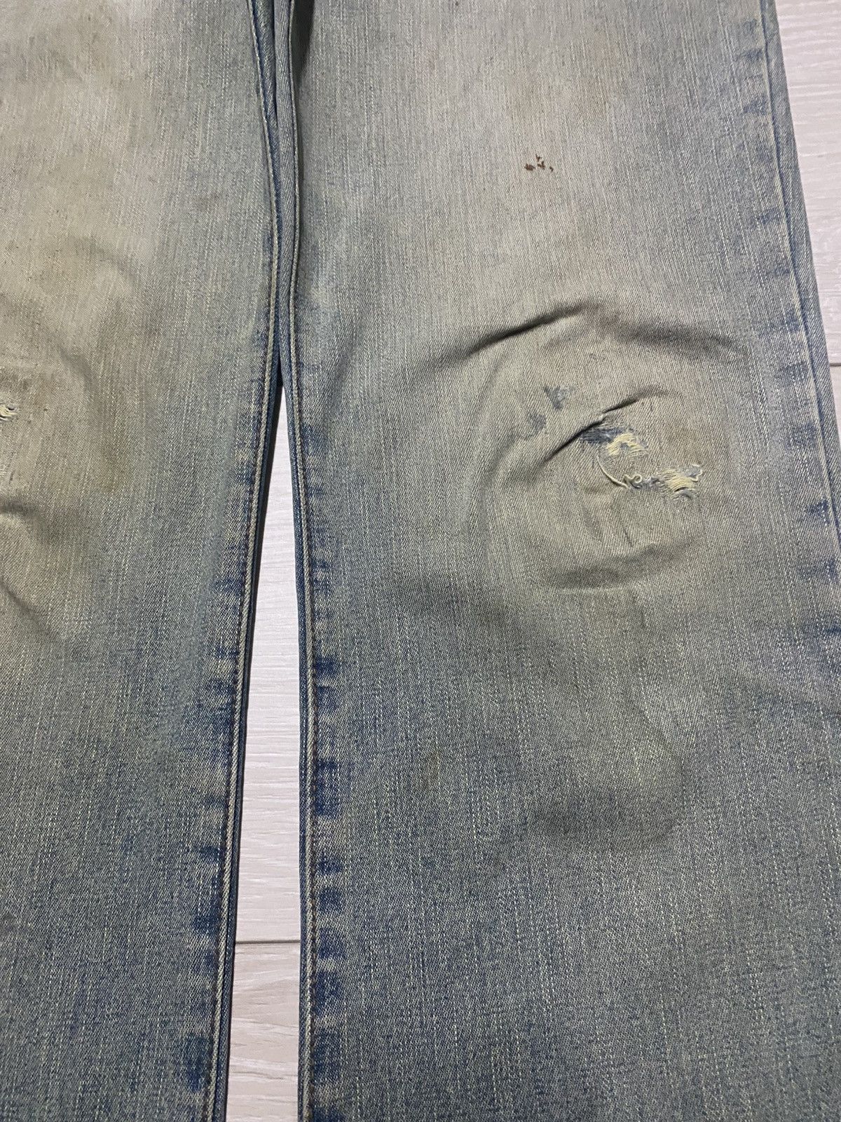 Vintage Vintage Japanese Brand Mud Wash Grunge Distressed Flare Jean Size US 30 / EU 46 - 8 Thumbnail