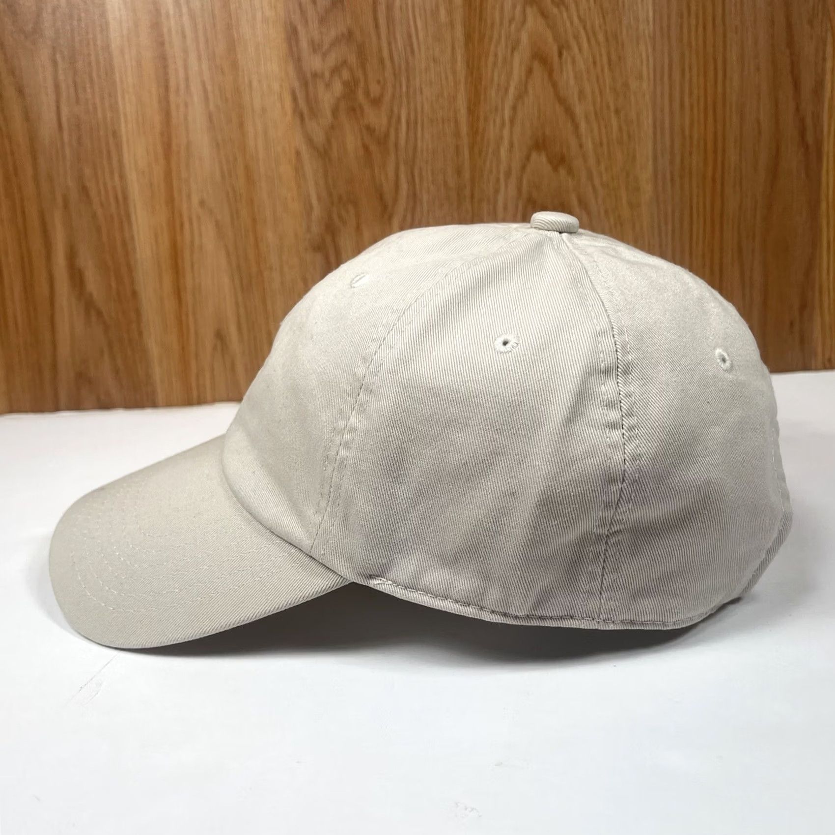 Vintage EMPRN Hat Womens Beige Adjustable StrapBack Baseball Cap One Size Fits All Size ONE SIZE - 4 Thumbnail